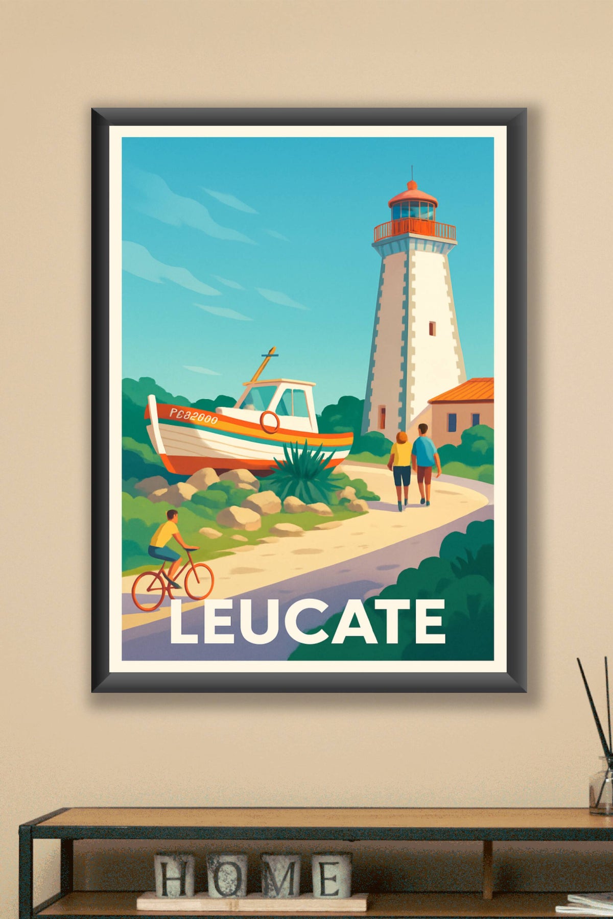 Affiche Leucate — Ambiance maritime et balades au phare · poster d'art de Leucate