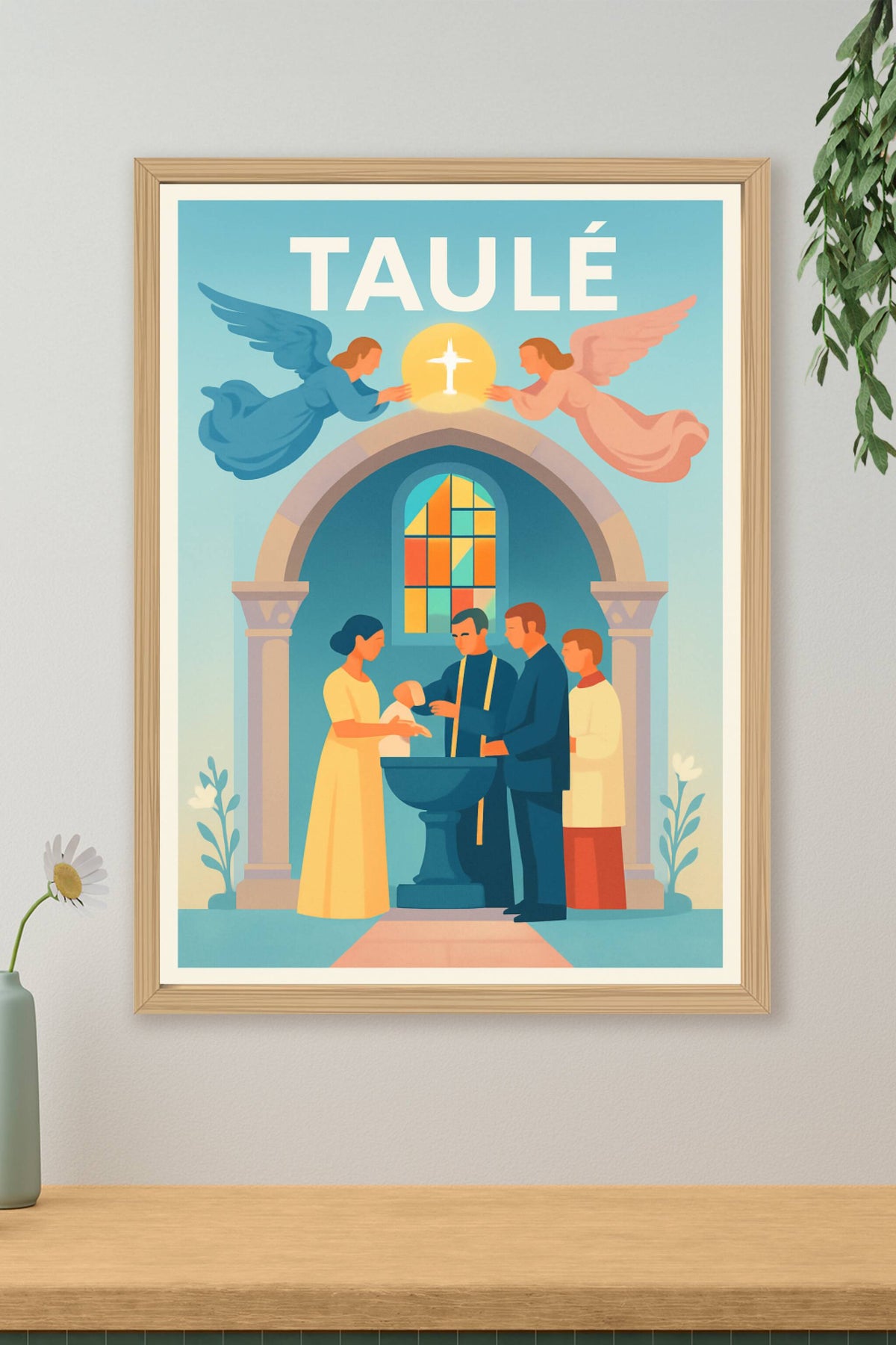 Affiche Taulé — Harmonie et Sérénité Sacrée · poster d'art de Taulé