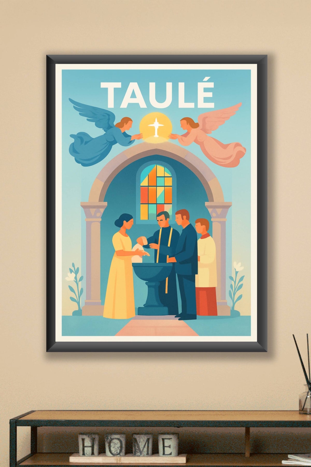Affiche Taulé — Harmonie et Sérénité Sacrée · poster d'art de Taulé