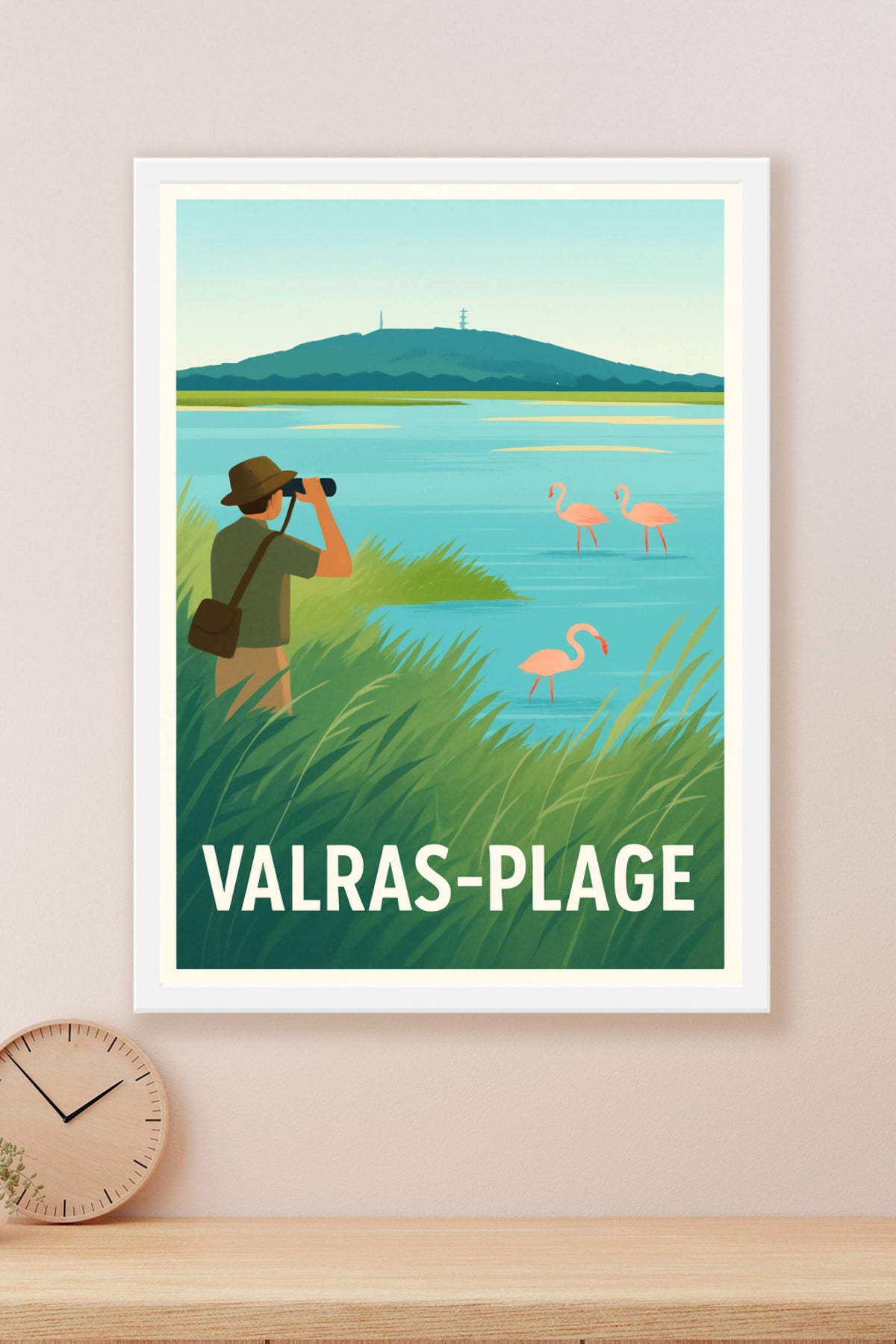 Affiche Valras-Plage — Explorations au cœur de la nature sauvage · poster d'art de Valras-Plage