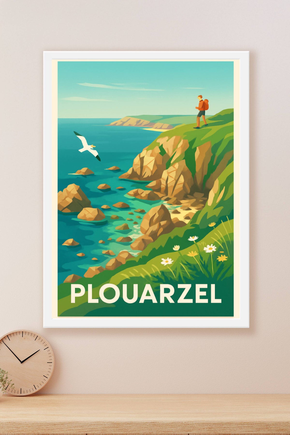 Affiche Plouarzel — Évasion et paysage côtier breton · poster d'art de Plouarzel