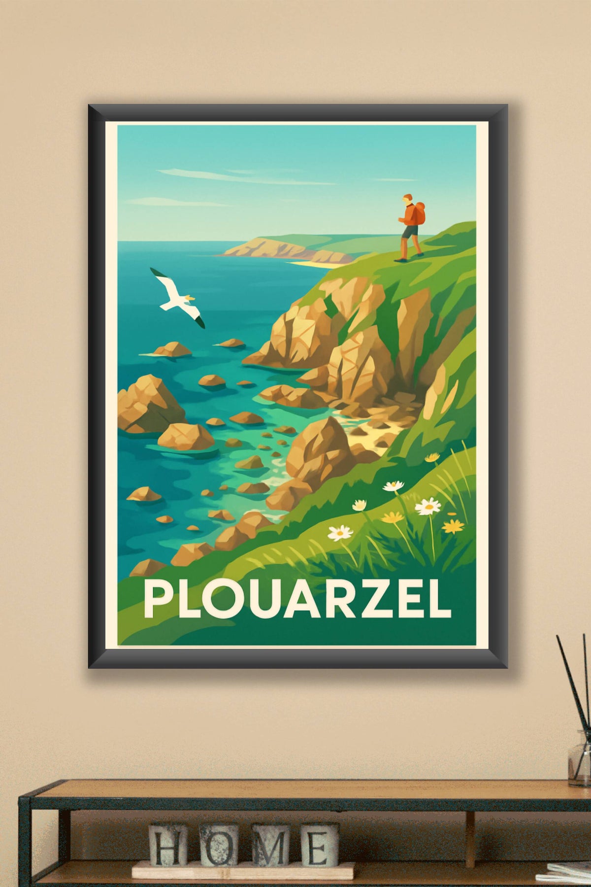 Affiche Plouarzel — Évasion et paysage côtier breton · poster d'art de Plouarzel