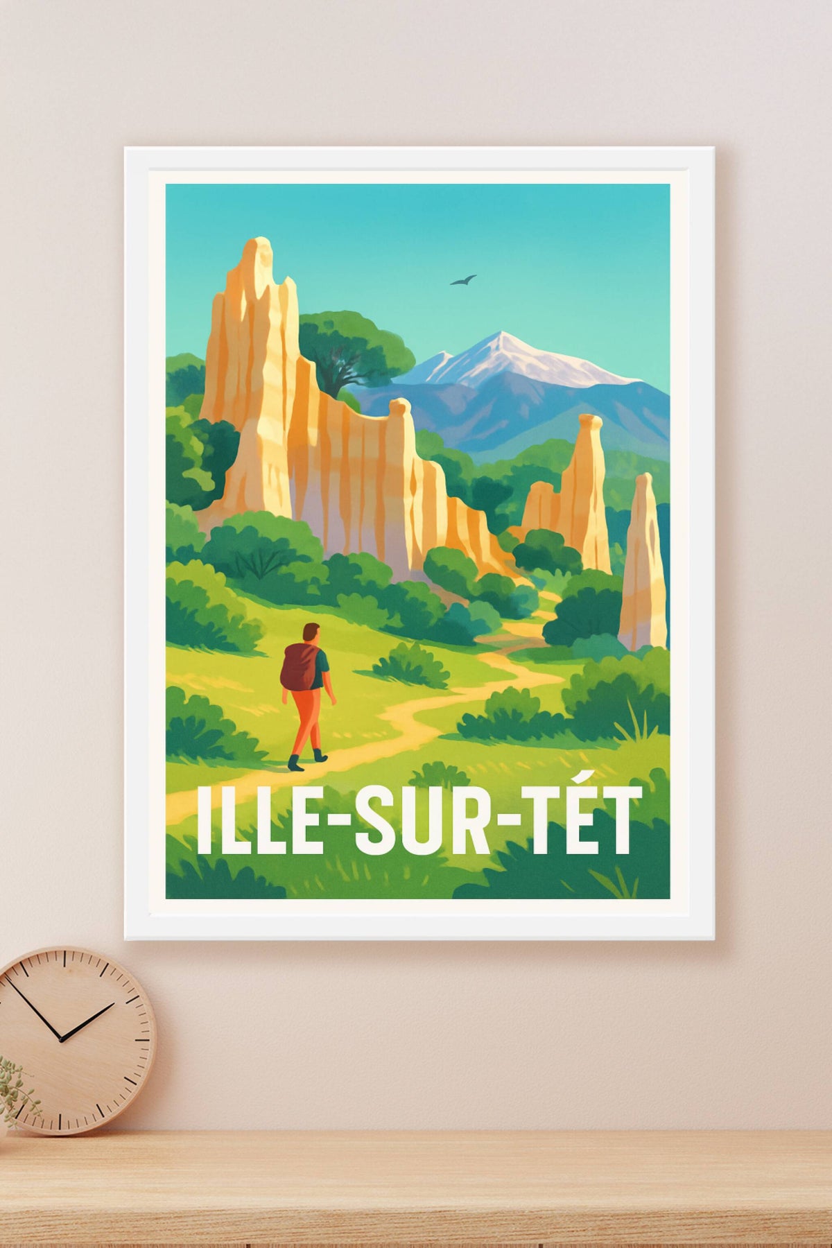 Affiche Ille-sur-Têt — La magie des Orgues et randonnées nature · poster d'art de Ille-sur-Têt
