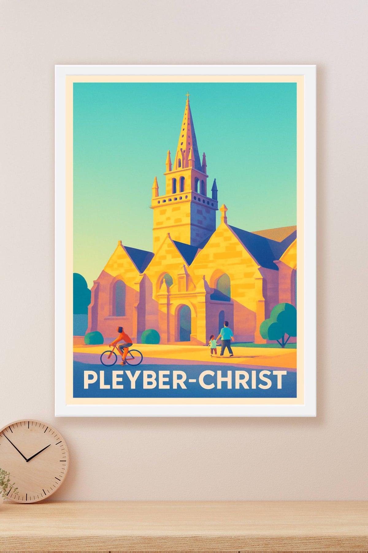 Affiche Pleyber-Christ — Charme et lumière nord-bretonne · poster d'art de Pleyber-Christ