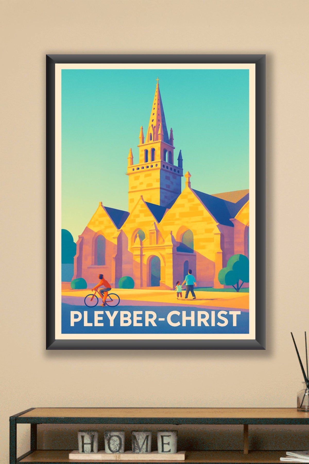 Affiche Pleyber-Christ — Charme et lumière nord-bretonne · poster d'art de Pleyber-Christ