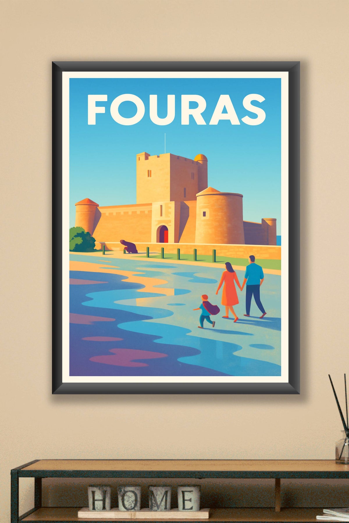 Affiche Fouras — L'élégance historique au bord de l'océan · poster d'art de Fouras