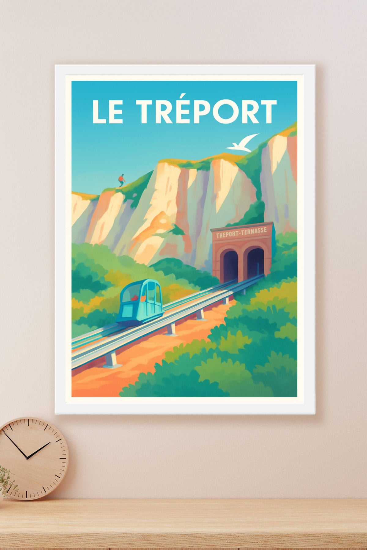 Affiche Le Tréport — L'Escapade Nature et Aventure · poster d'art de Le Tréport