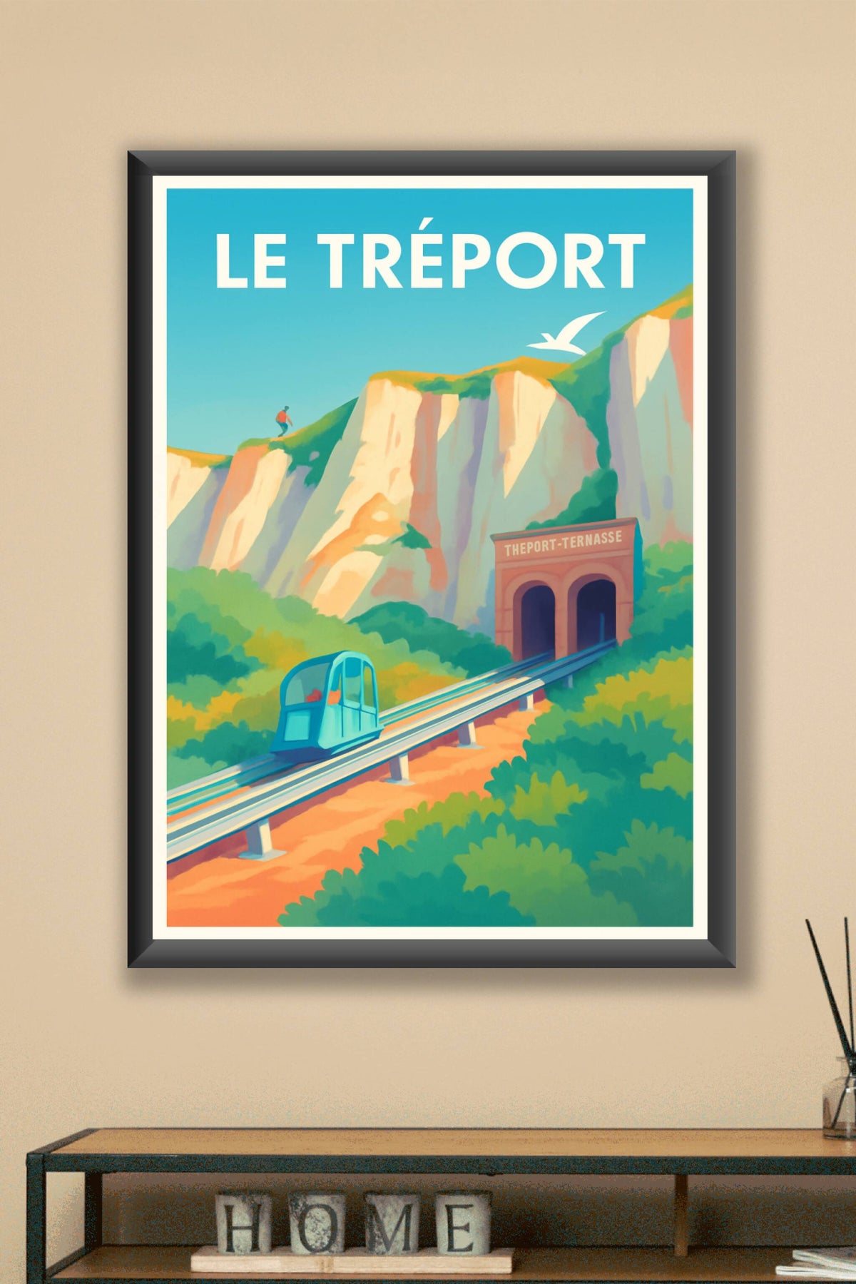 Affiche Le Tréport — L'Escapade Nature et Aventure · poster d'art de Le Tréport