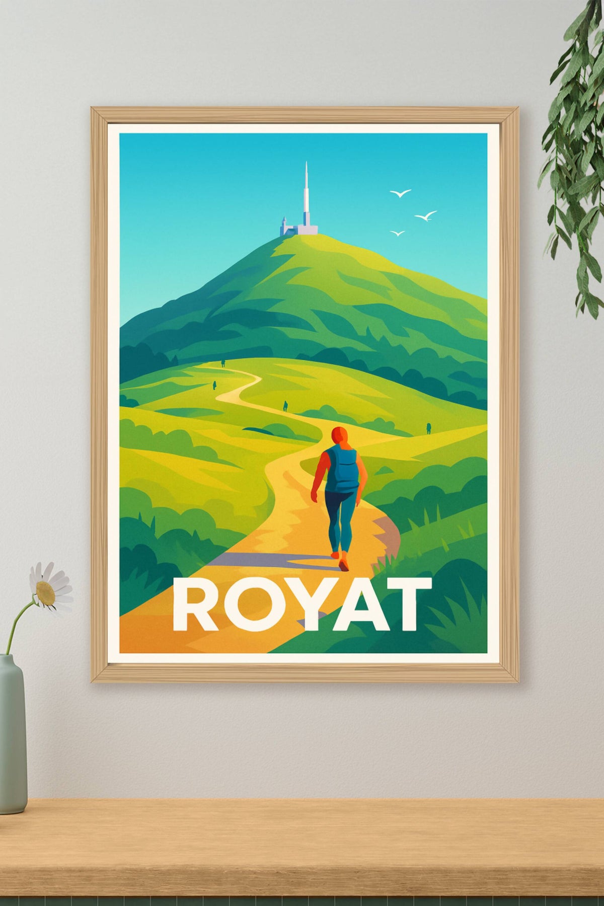 Affiche Royat — Escapade nature au sommet · poster d'art de Royat