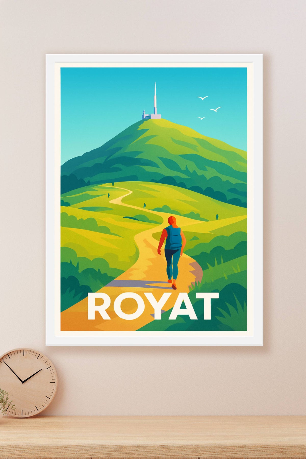 Affiche Royat — Escapade nature au sommet · poster d'art de Royat
