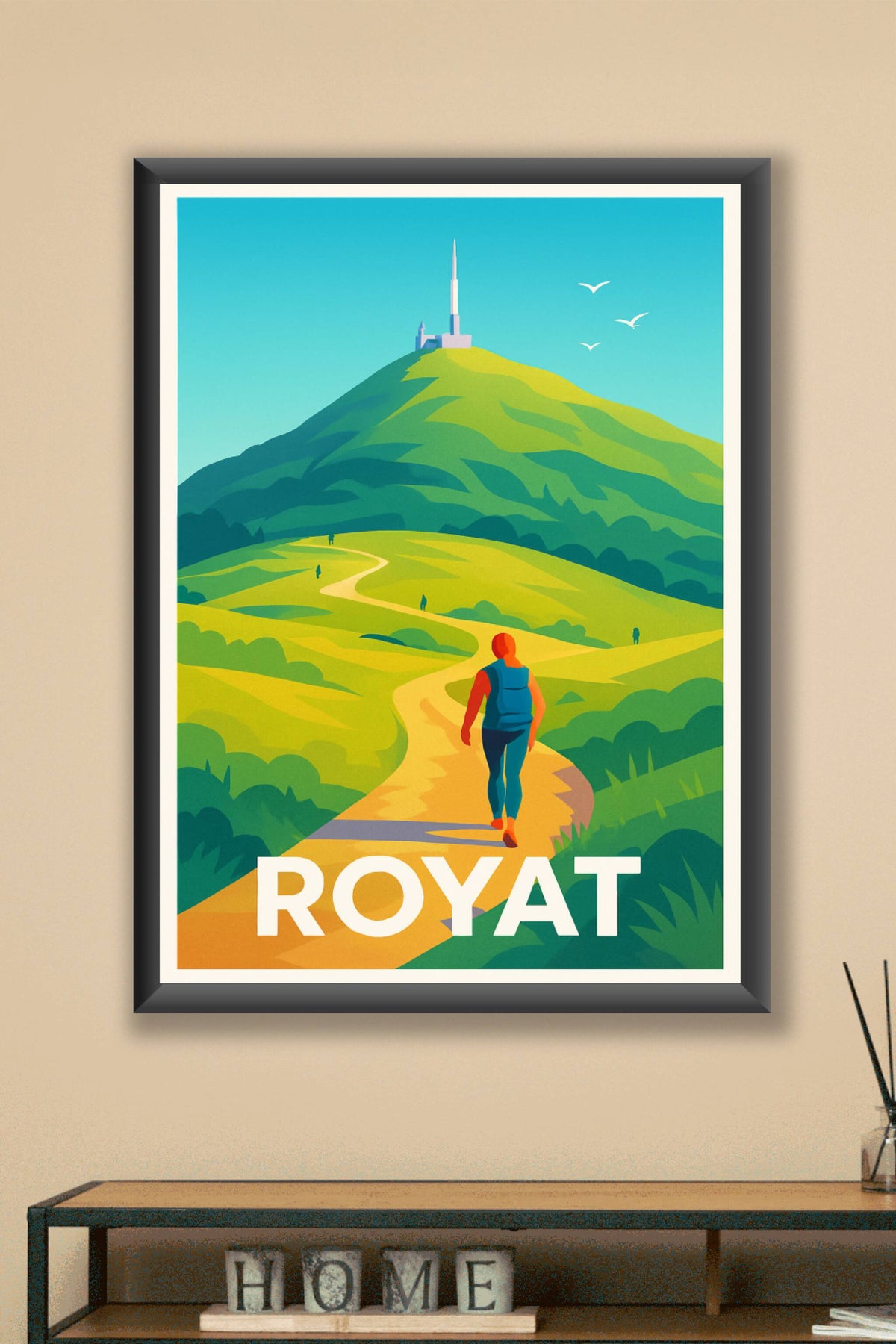 Affiche Royat — Escapade nature au sommet · poster d'art de Royat