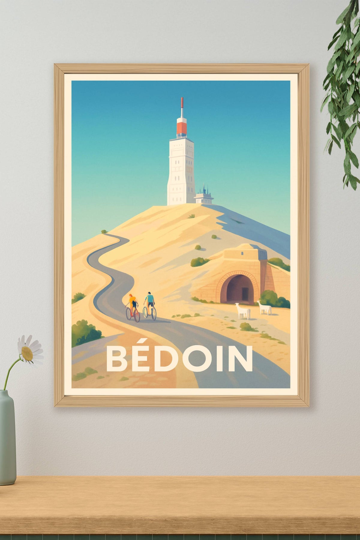 Affiche Bédoin — Escapade en montagne et nature · poster d'art de Bédoin