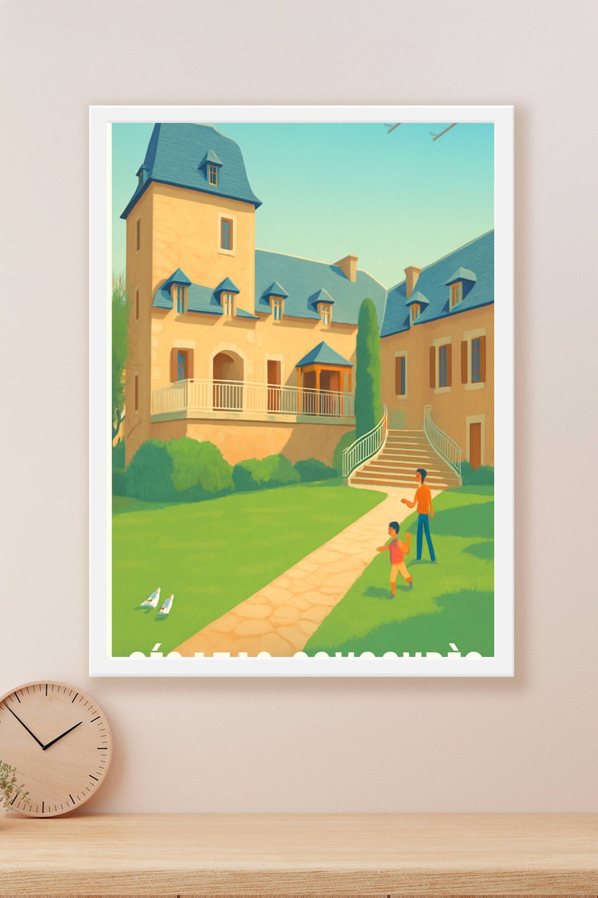 Affiche Dinan — Charme et sérénité bretons · poster d'art de Dinan