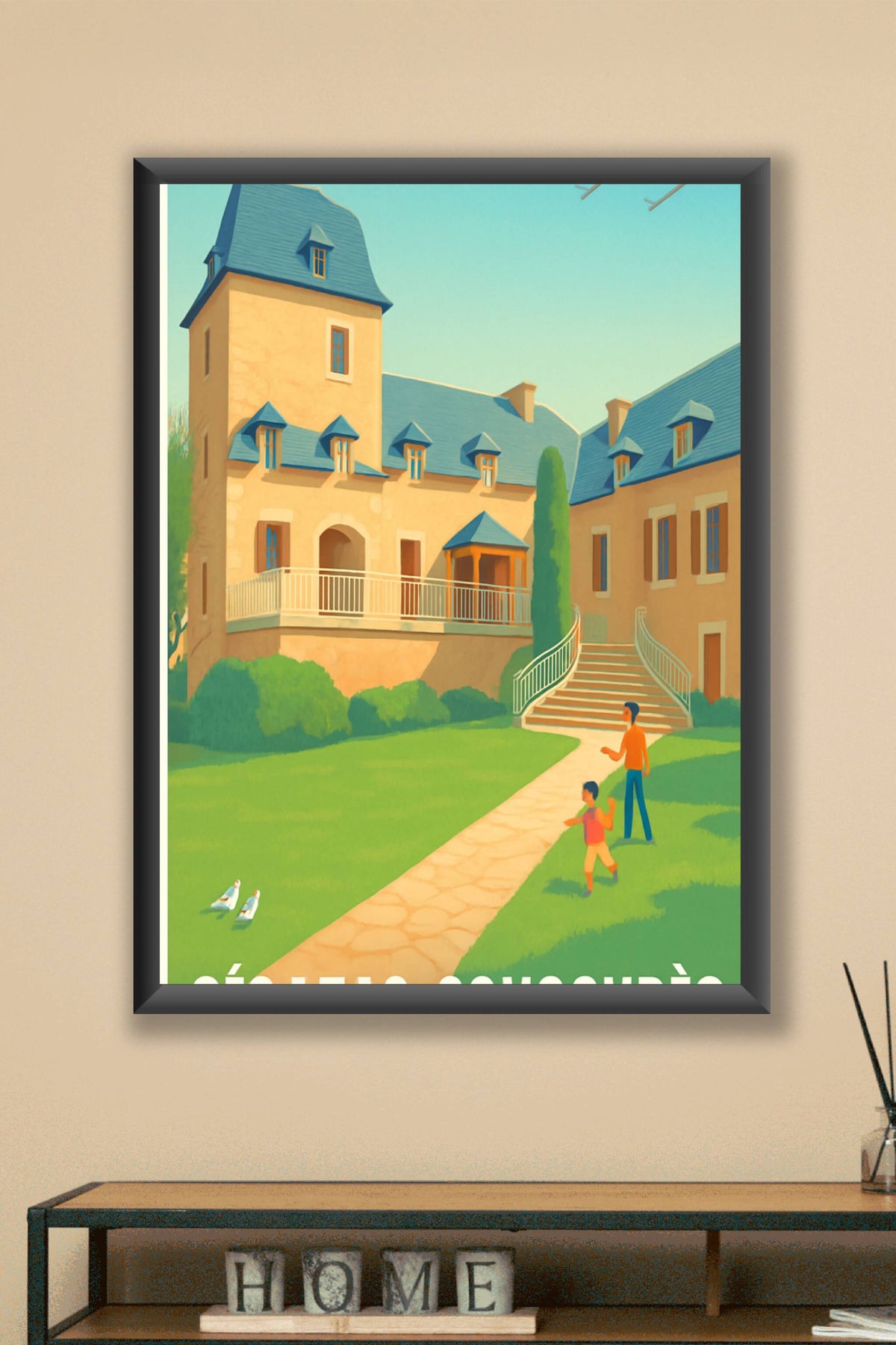 Affiche Dinan — Charme et sérénité bretons · poster d'art de Dinan