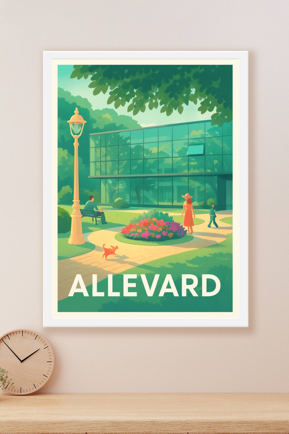 Affiche Allevard — Balade bucolique au cœur de la nature · poster d'art de Allevard