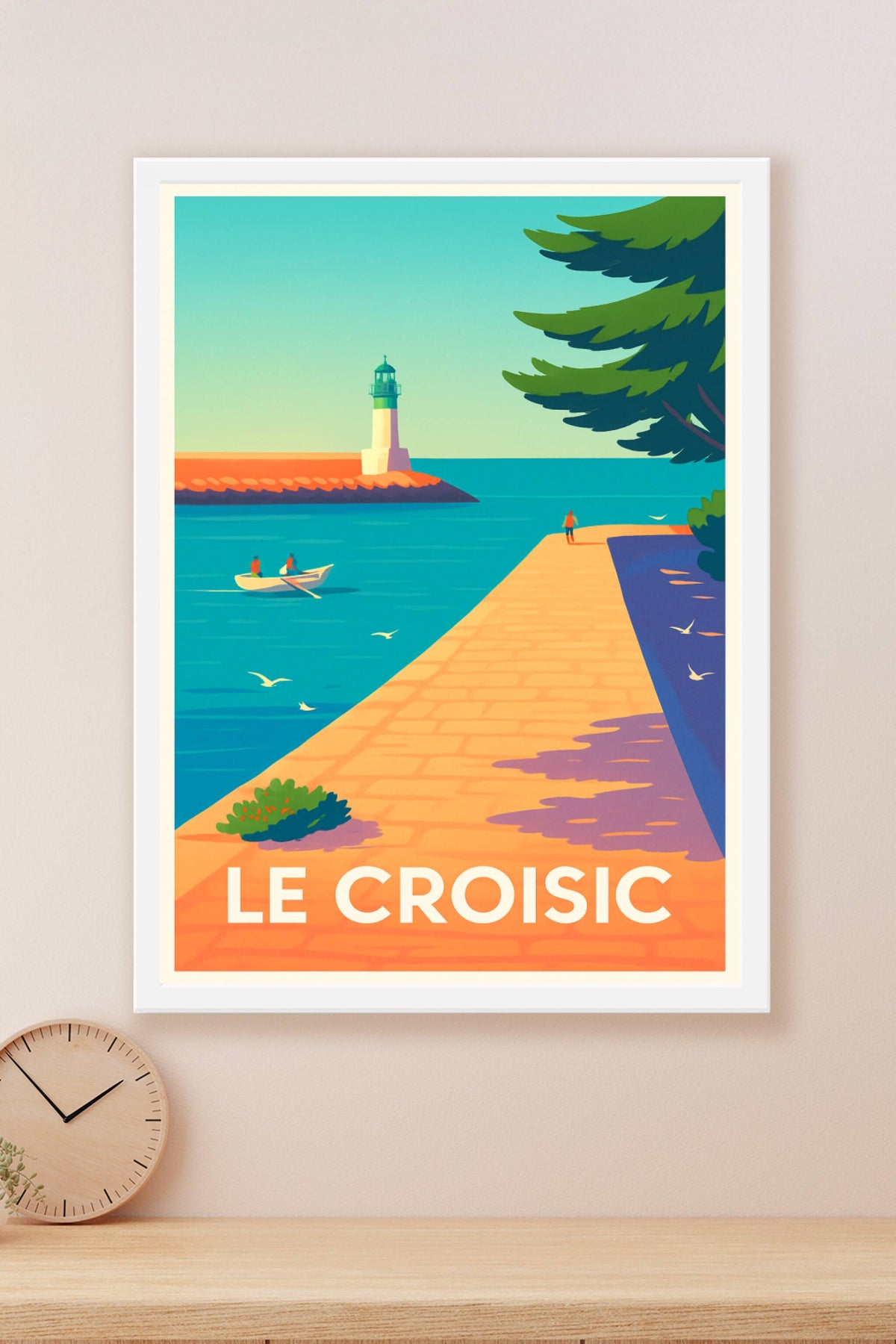 Affiche Le Croisic — Escapade maritime et douceur bretonne · poster d'art de Le Croisic