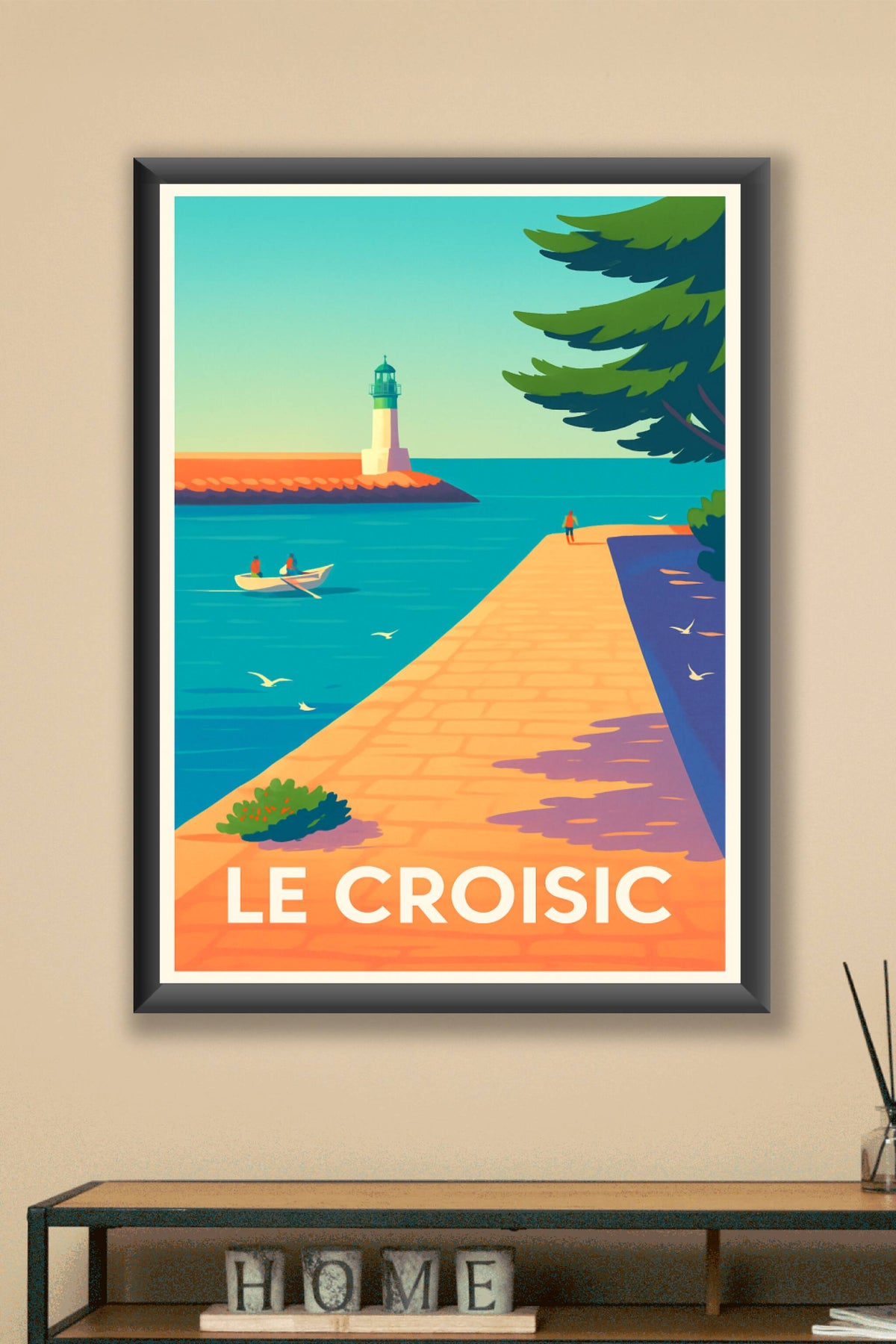 Affiche Le Croisic — Escapade maritime et douceur bretonne · poster d'art de Le Croisic