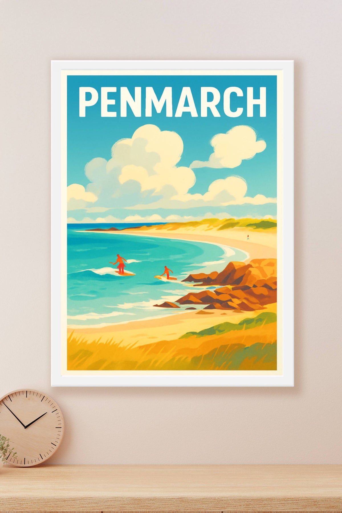 Affiche Penmarch — Échappée Balnéaire en Bretagne · poster d'art de Penmarch