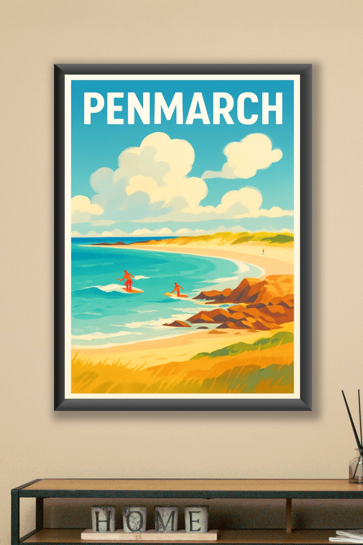 Affiche Penmarch — Échappée Balnéaire en Bretagne · poster d'art de Penmarch