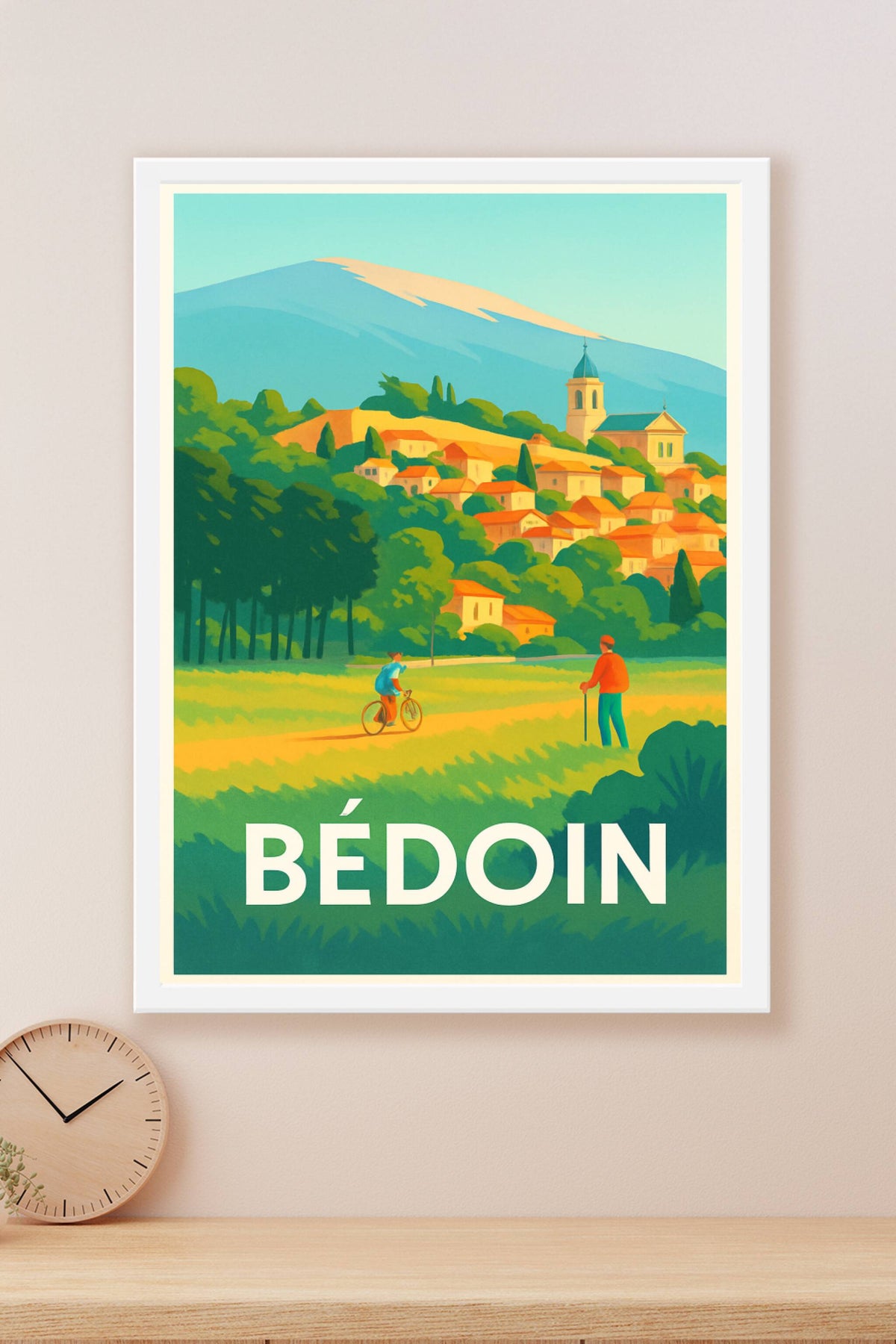 Affiche Bédoin — L'évasion provençale au pied du Ventoux · poster d'art de Bédoin