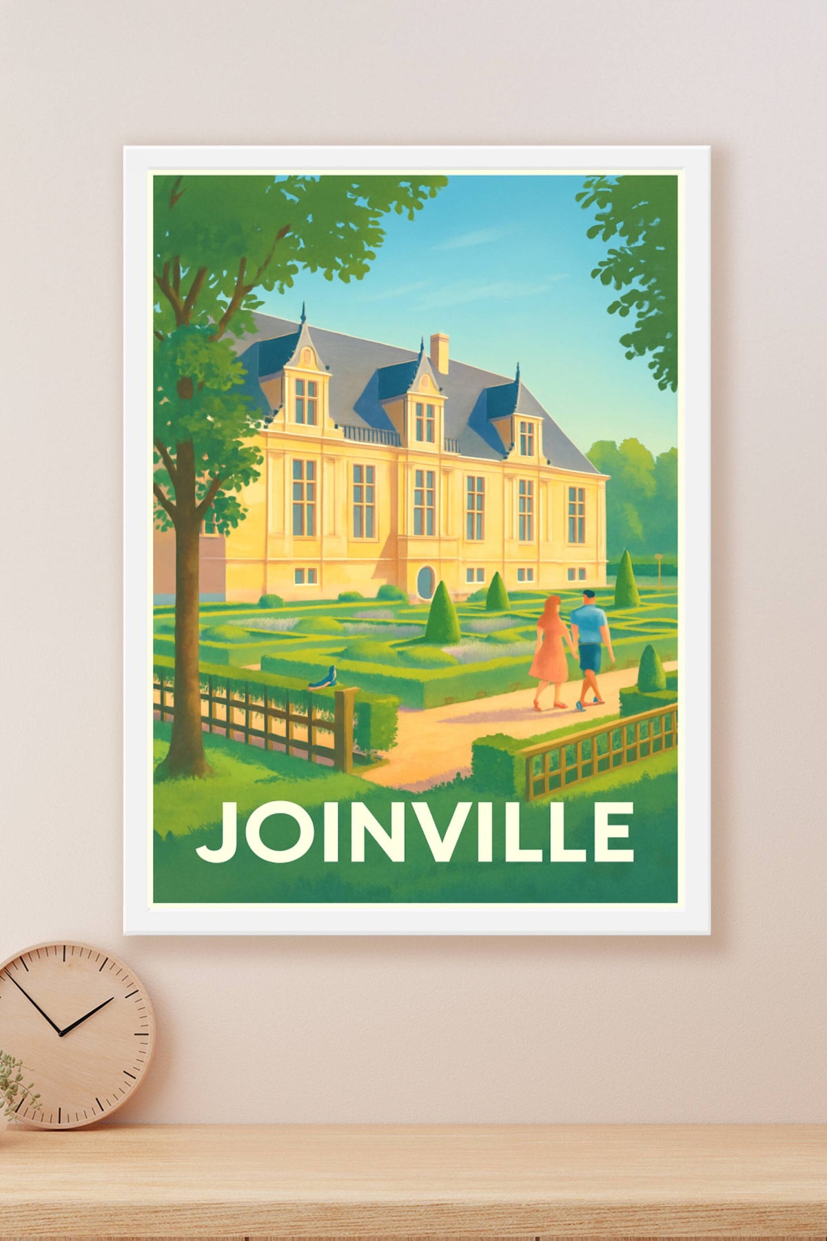 Affiche Joinville — Promenade au cœur du patrimoine · poster d'art de Joinville