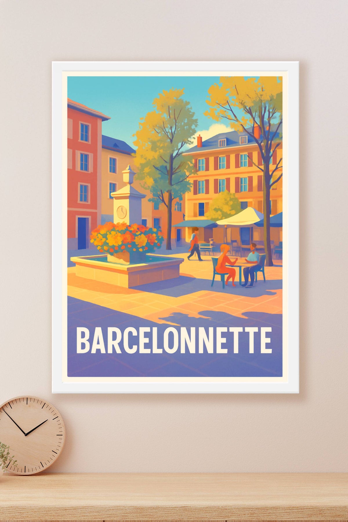Affiche Barcelonnette — L'Esprit Provençal au Quotidien · poster d'art de Barcelonnette