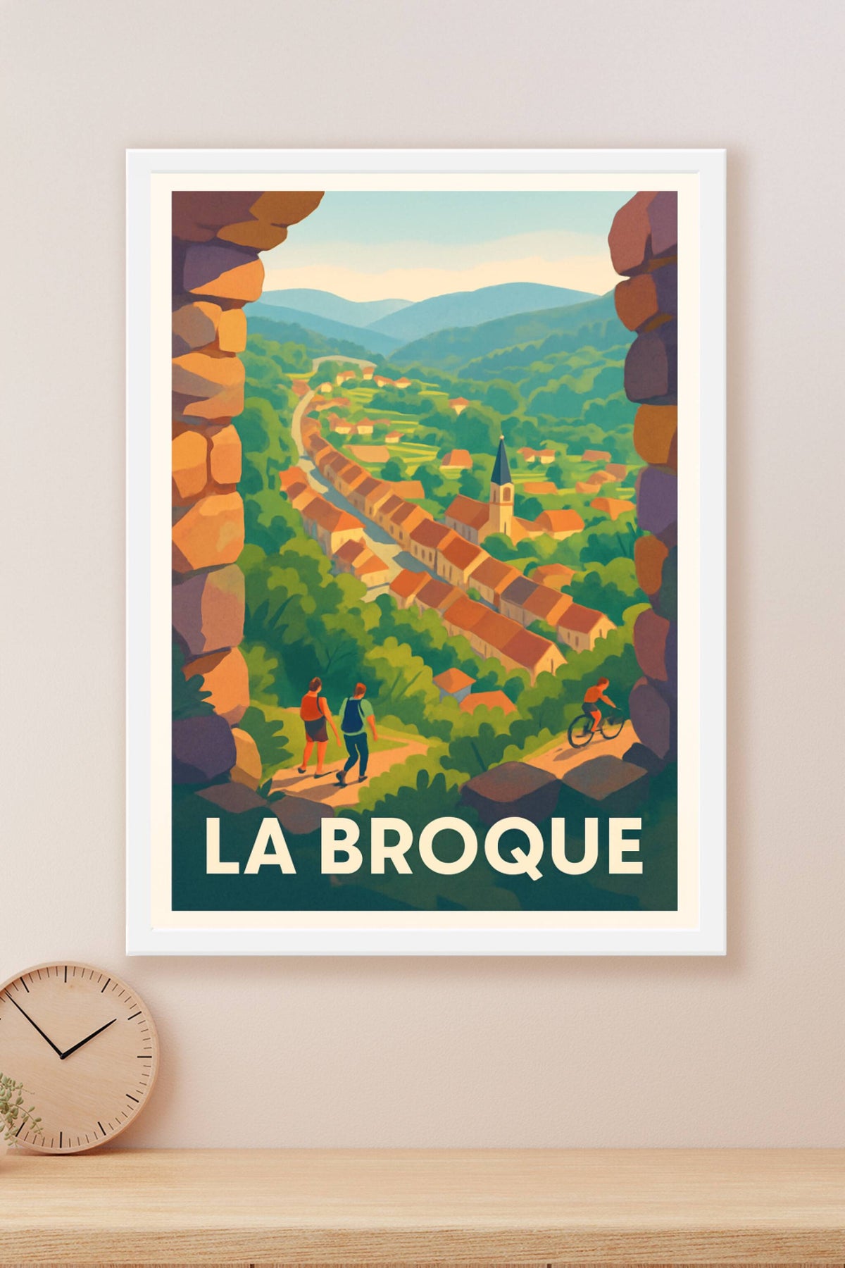 Affiche La Broque — Havre de paix au cœur de la nature · poster d'art de La Broque