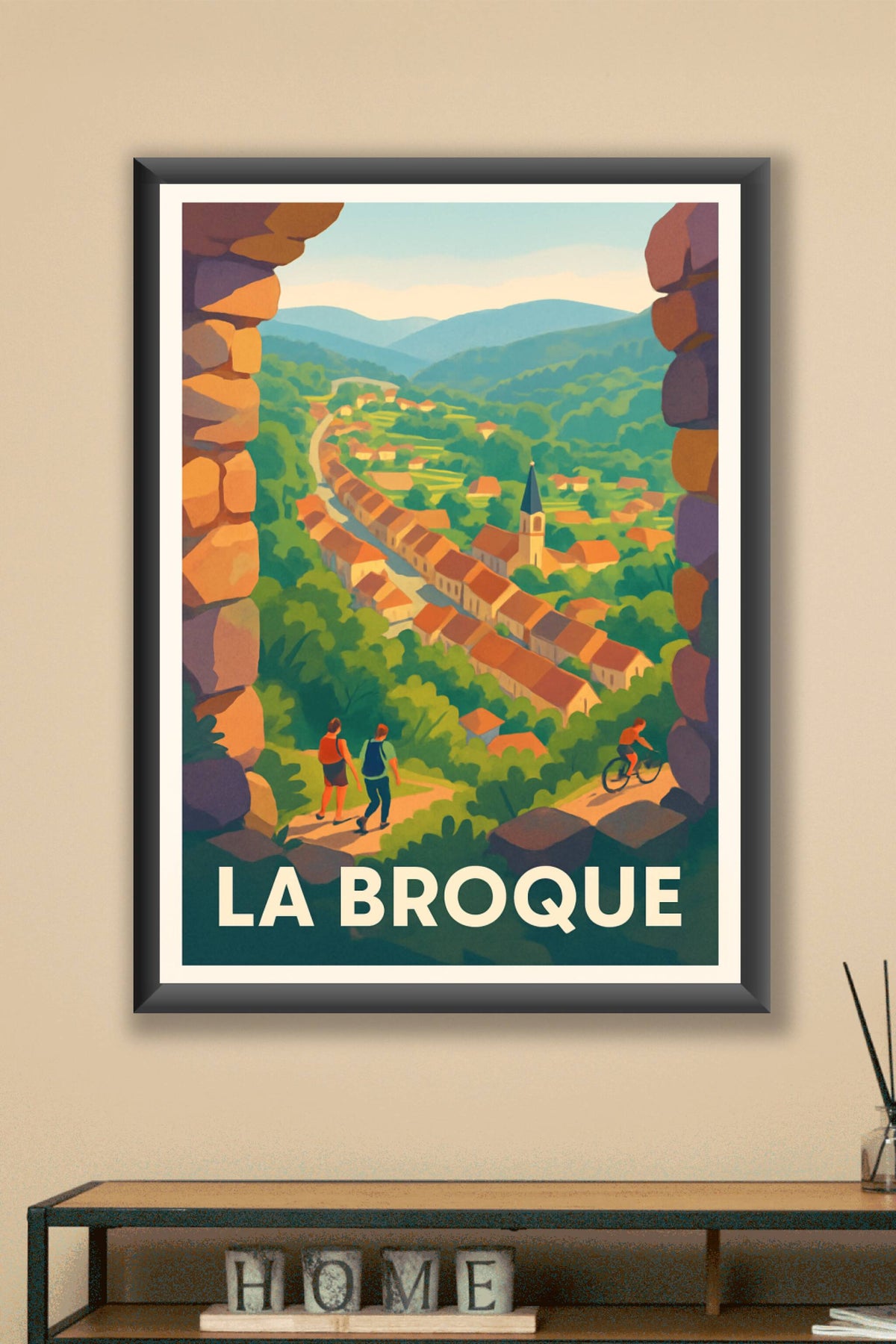Affiche La Broque — Havre de paix au cœur de la nature · poster d'art de La Broque