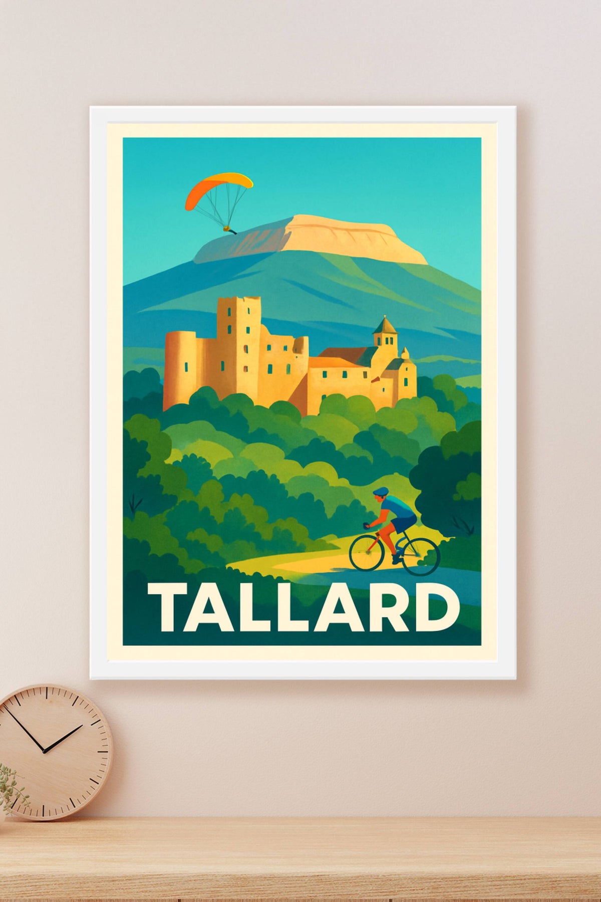 Affiche Tallard — Escapade nature et patrimoine · poster d'art de Tallard