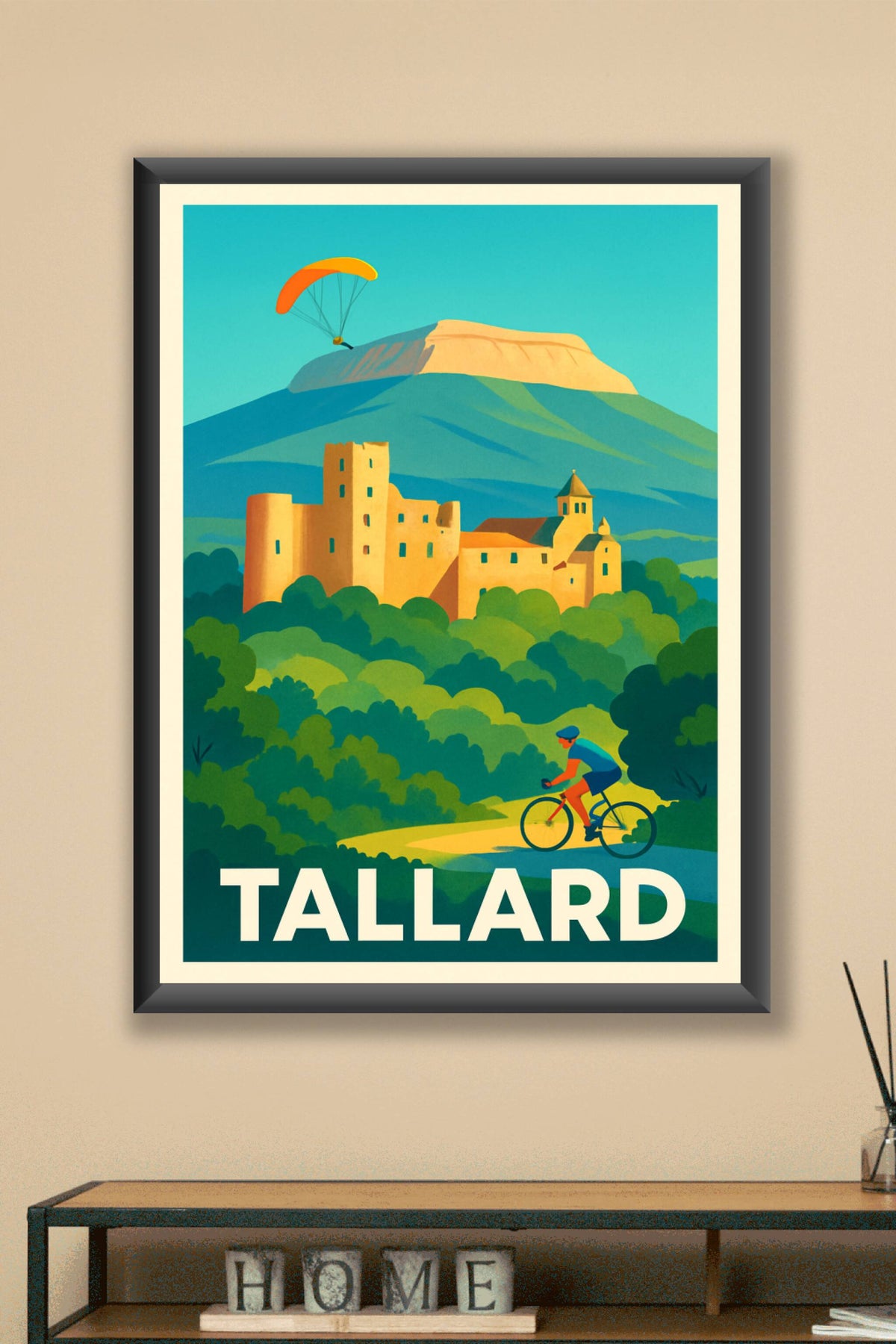 Affiche Tallard — Escapade nature et patrimoine · poster d'art de Tallard