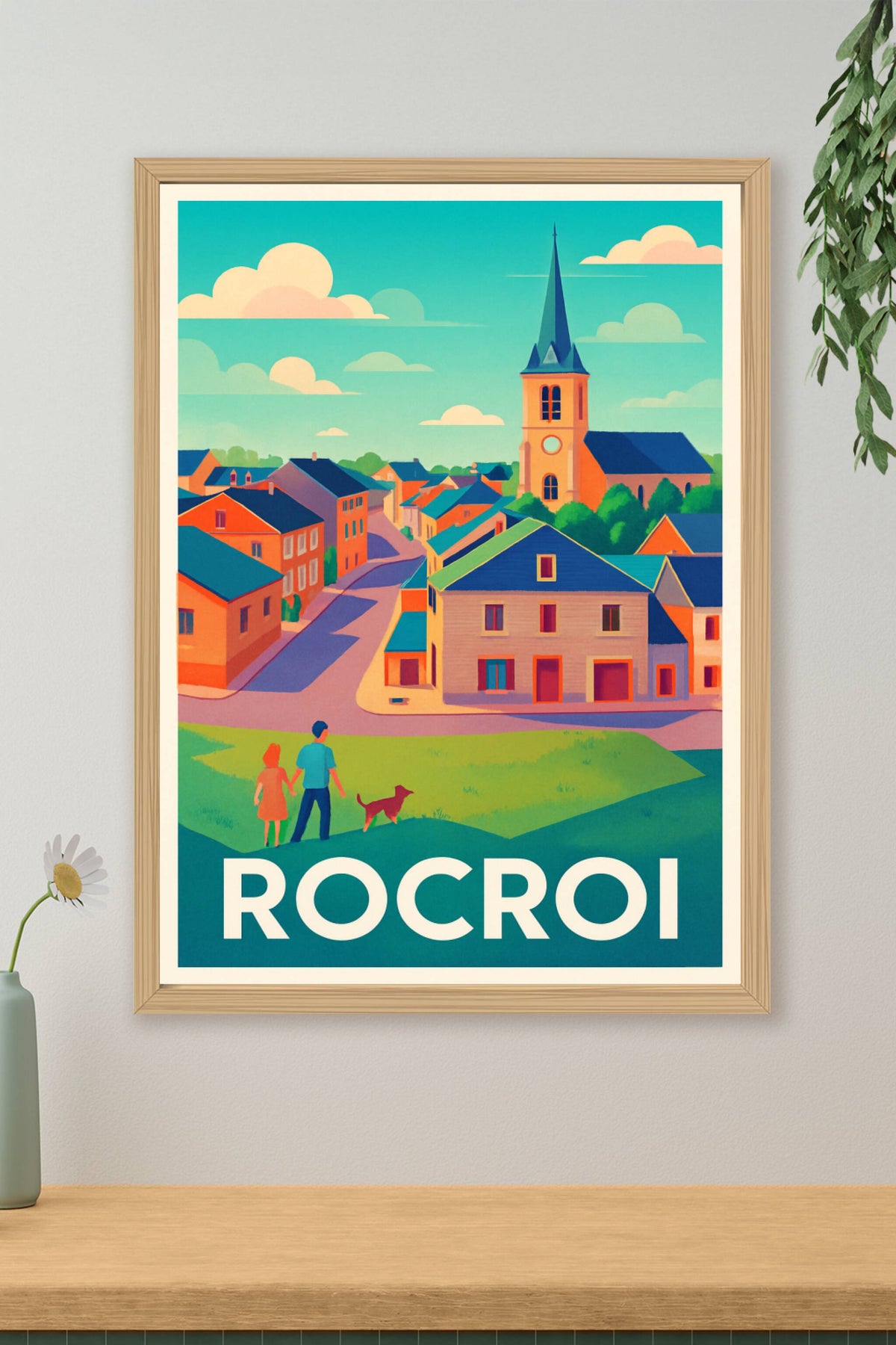 Affiche Rocroi — Charme et sérénité d’un village pittoresque · poster d'art de Rocroi