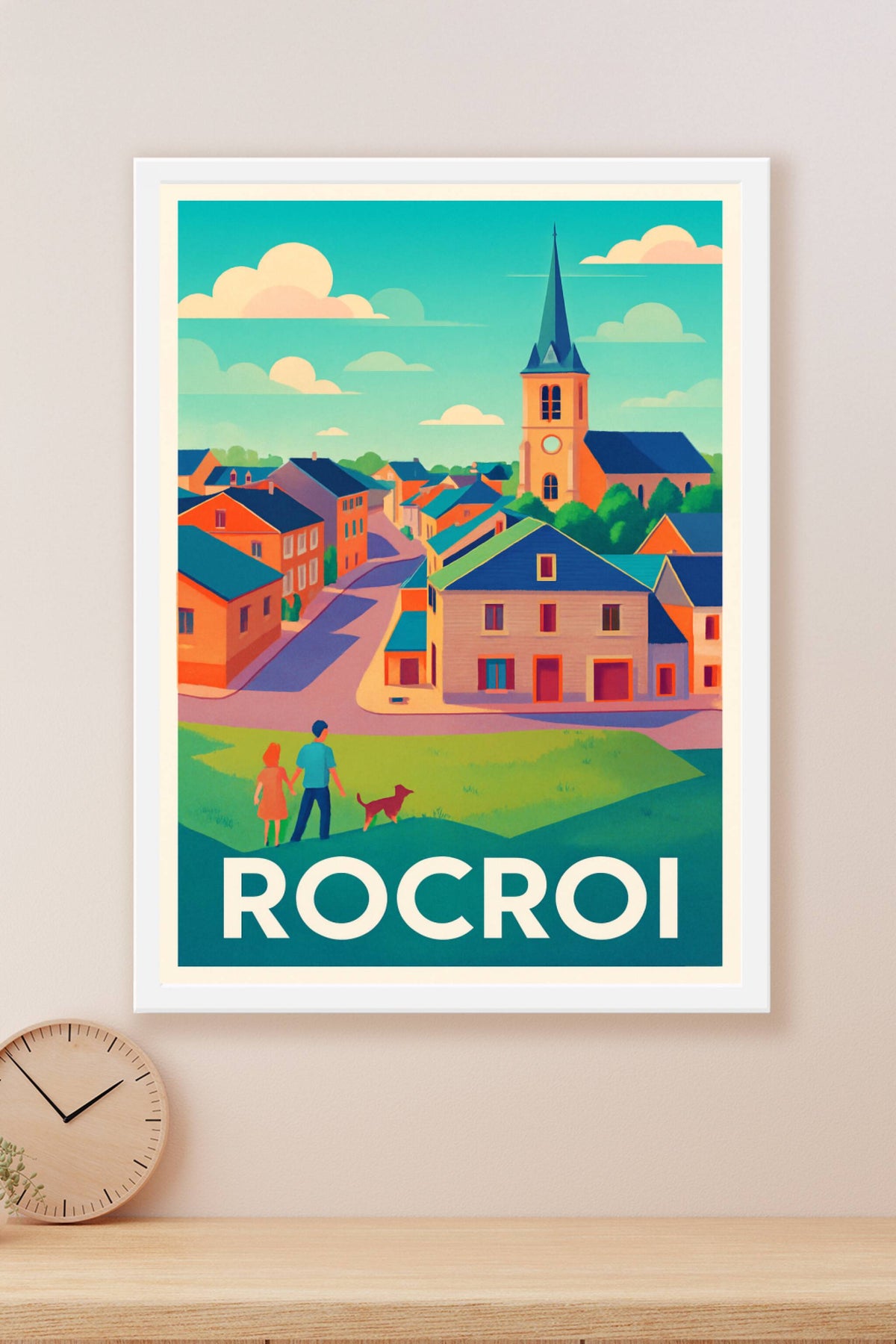 Affiche Rocroi — Charme et sérénité d’un village pittoresque · poster d'art de Rocroi