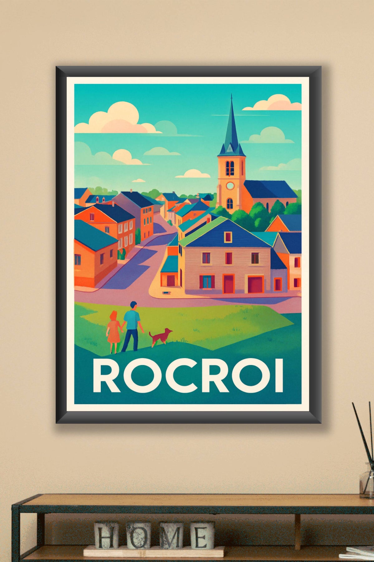 Affiche Rocroi — Charme et sérénité d’un village pittoresque · poster d'art de Rocroi