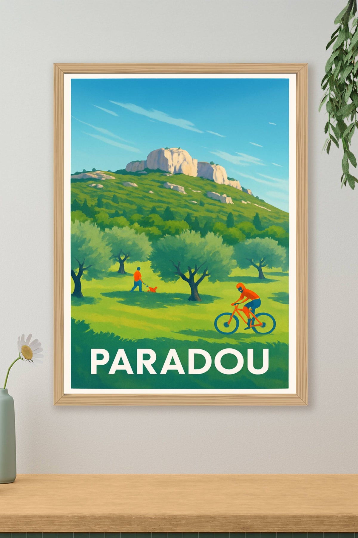Affiche Paradou — L'évasion nature en Provence · poster d'art de Paradou