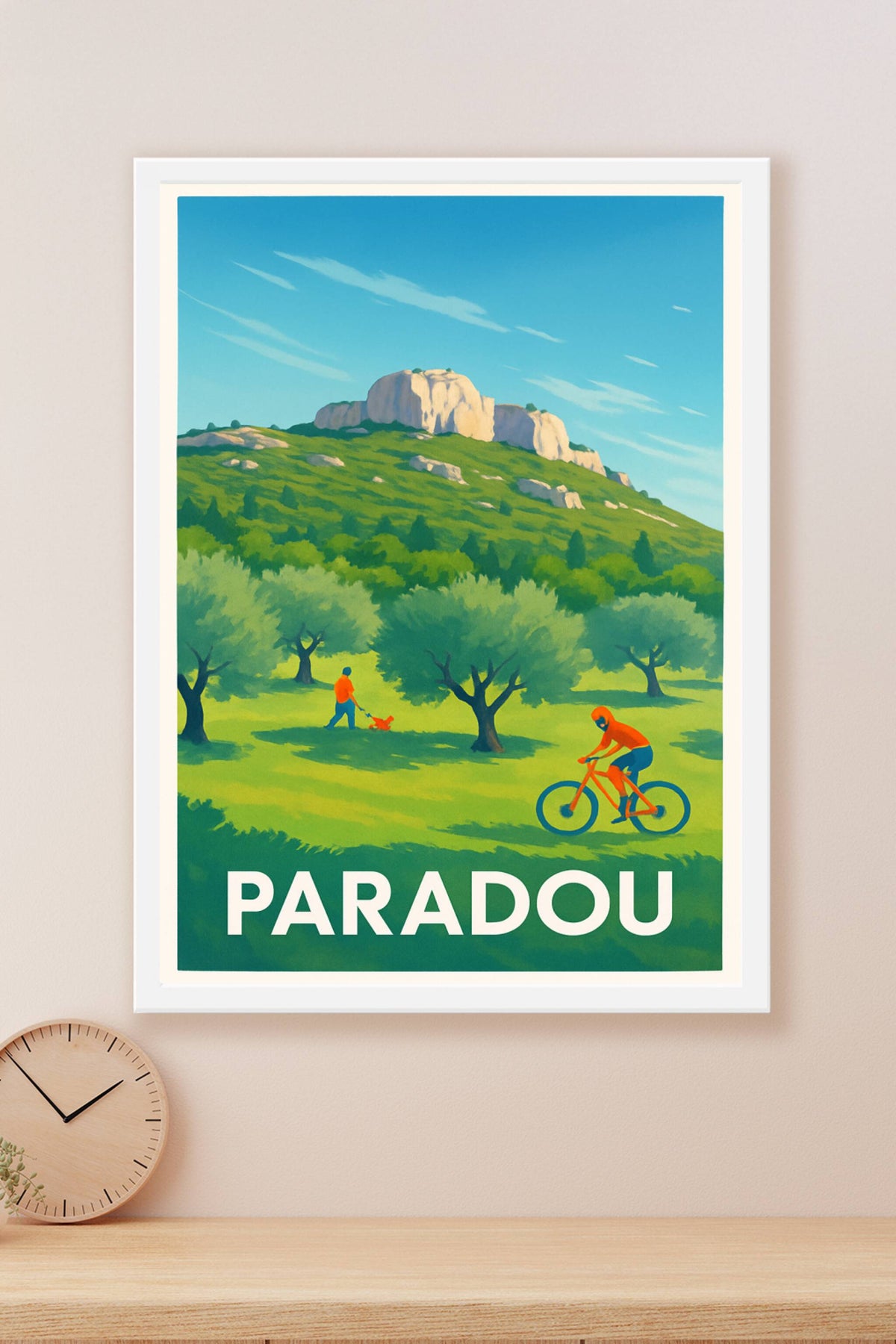 Affiche Paradou — L'évasion nature en Provence · poster d'art de Paradou