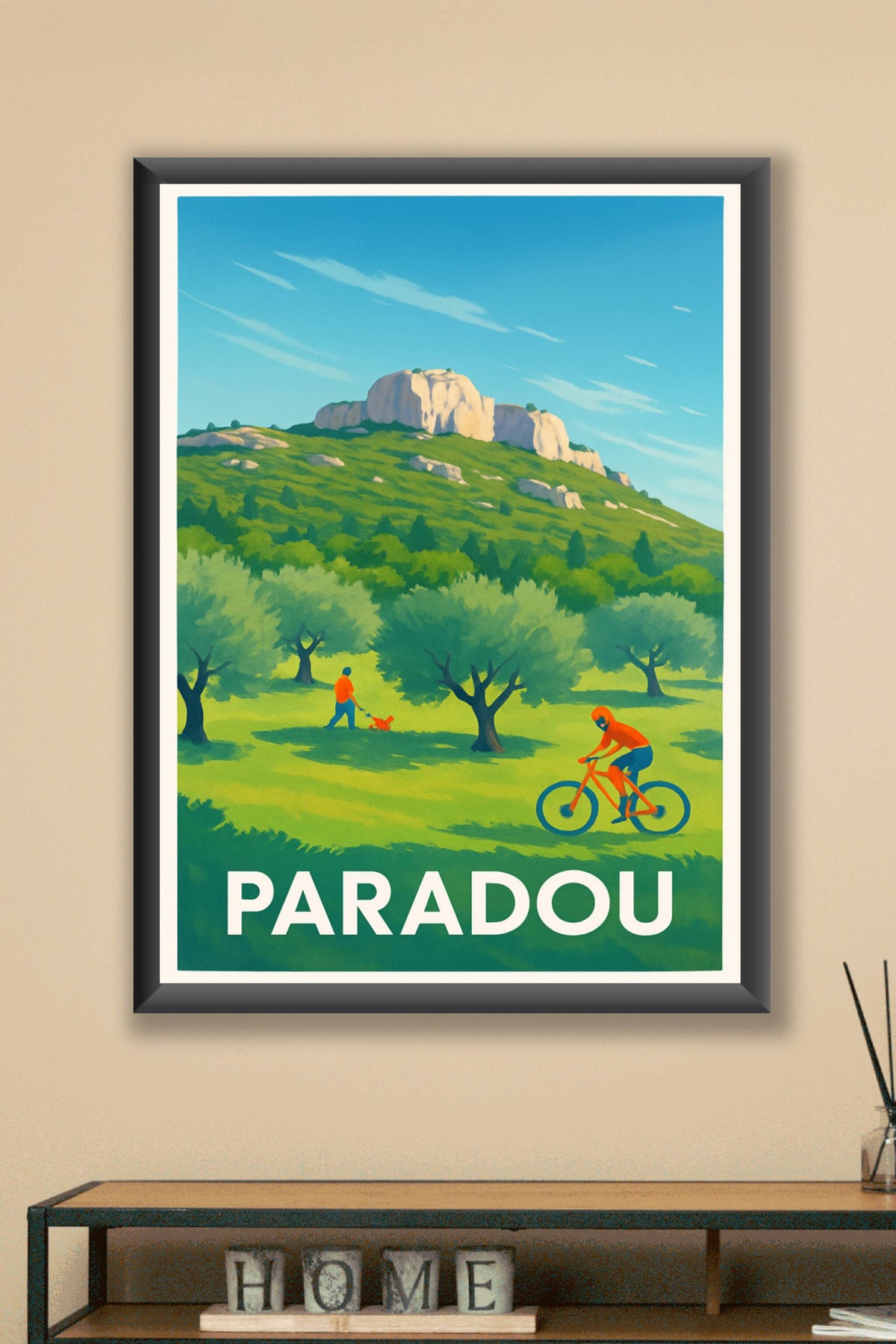 Affiche Paradou — L'évasion nature en Provence · poster d'art de Paradou