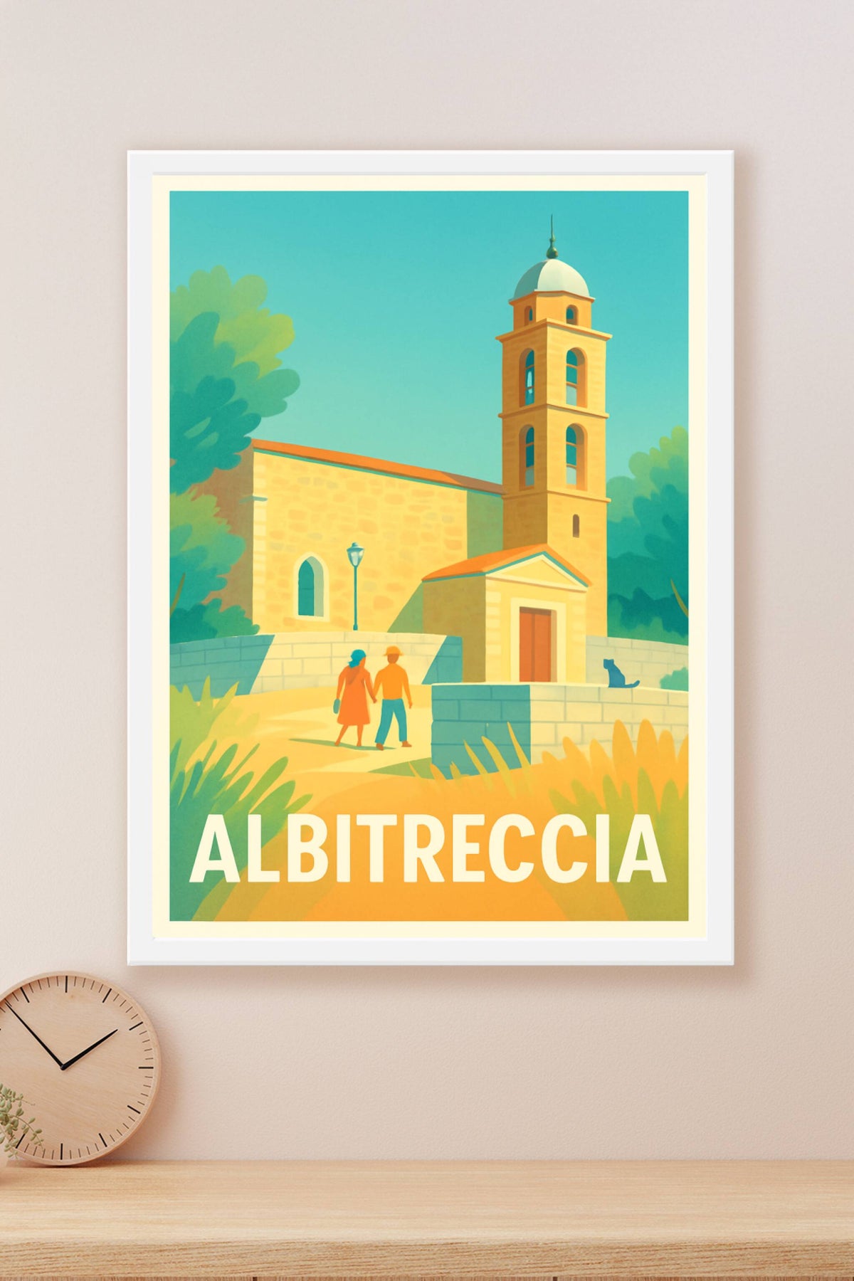 Affiche Albitreccia — Charme Méditerranéen Authentique · poster d'art de Albitreccia