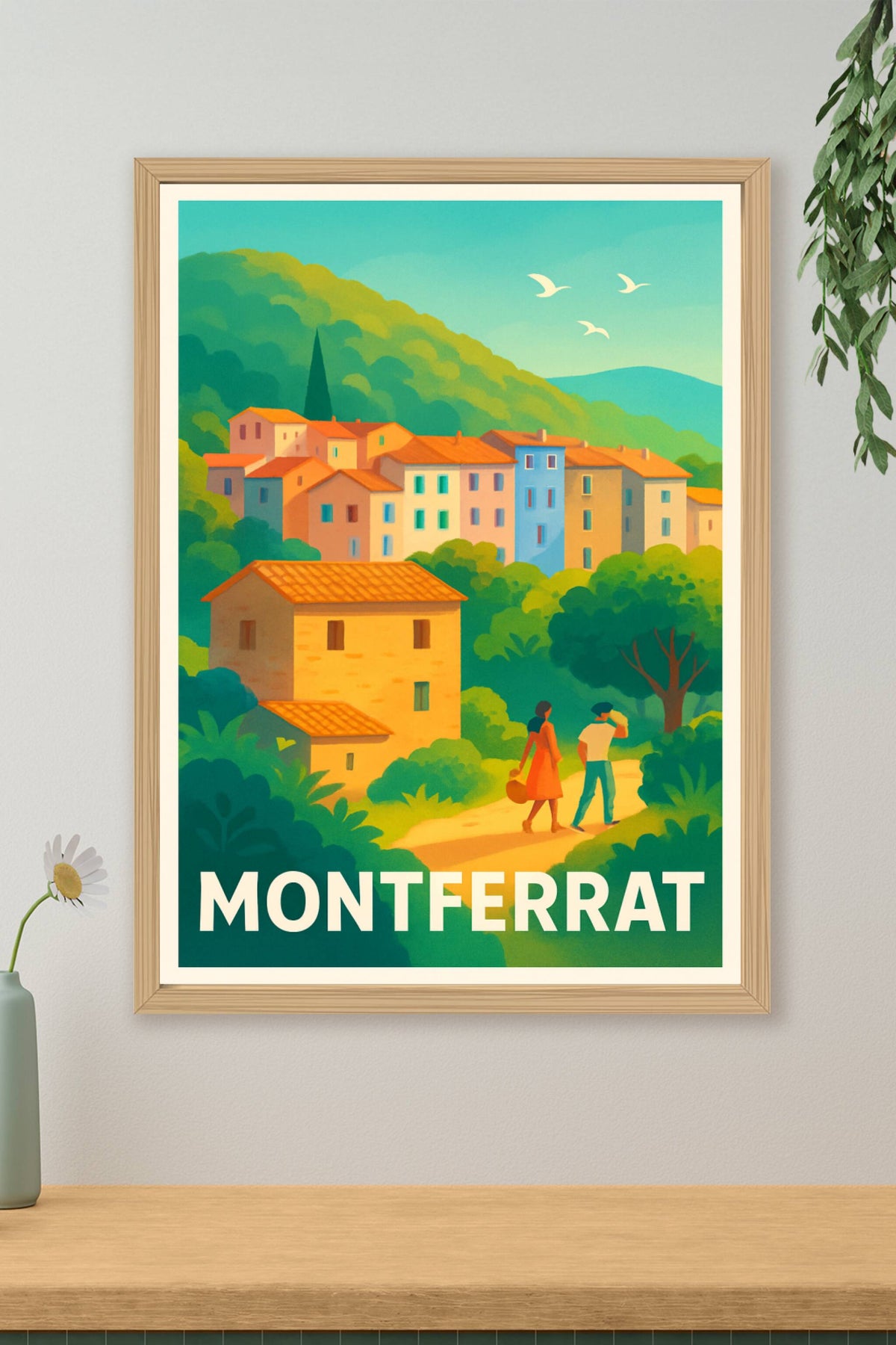 Affiche Montferrat — L'évasion bucolique au cœur de la nature · poster d'art de Montferrat