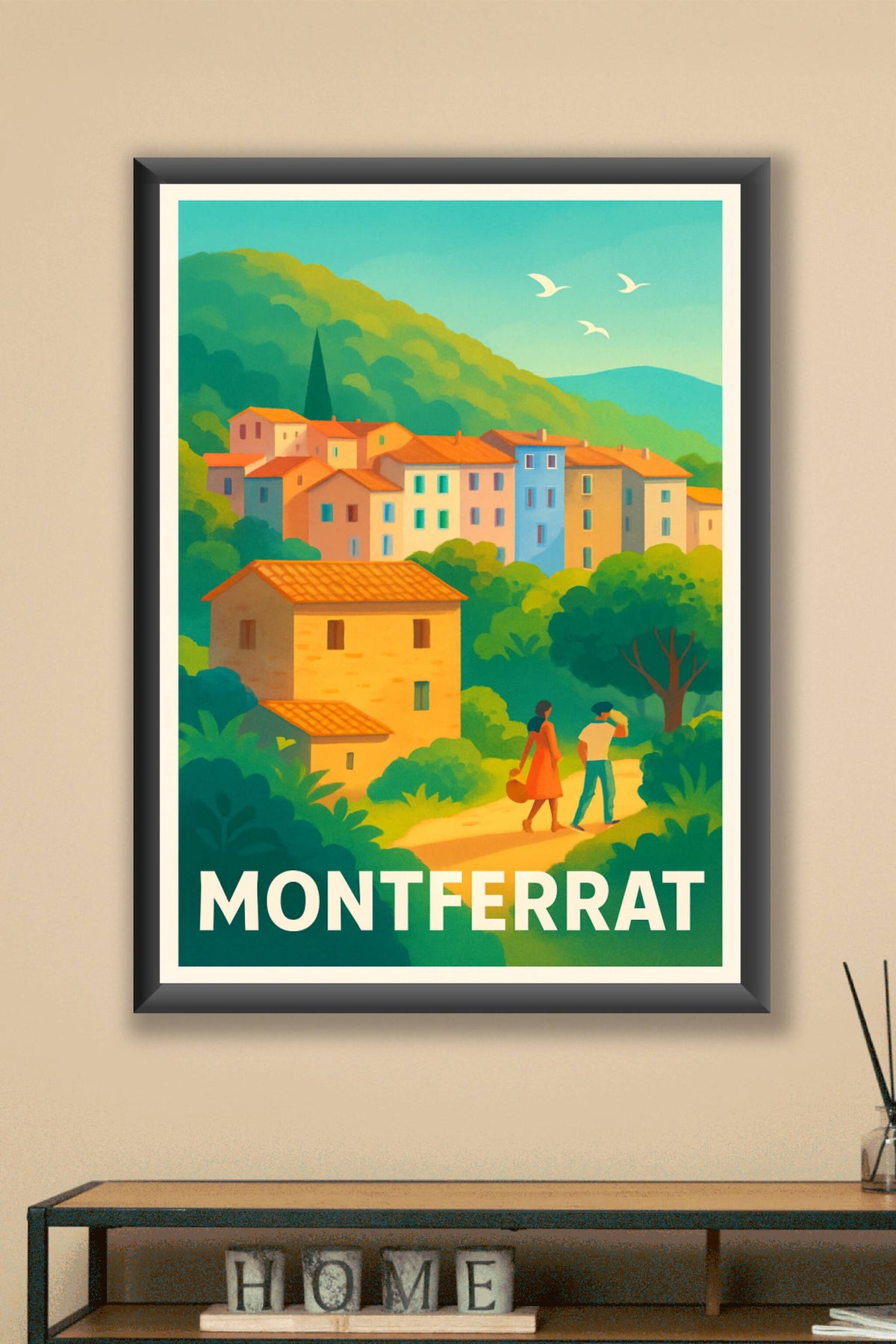 Affiche Montferrat — L'évasion bucolique au cœur de la nature · poster d'art de Montferrat