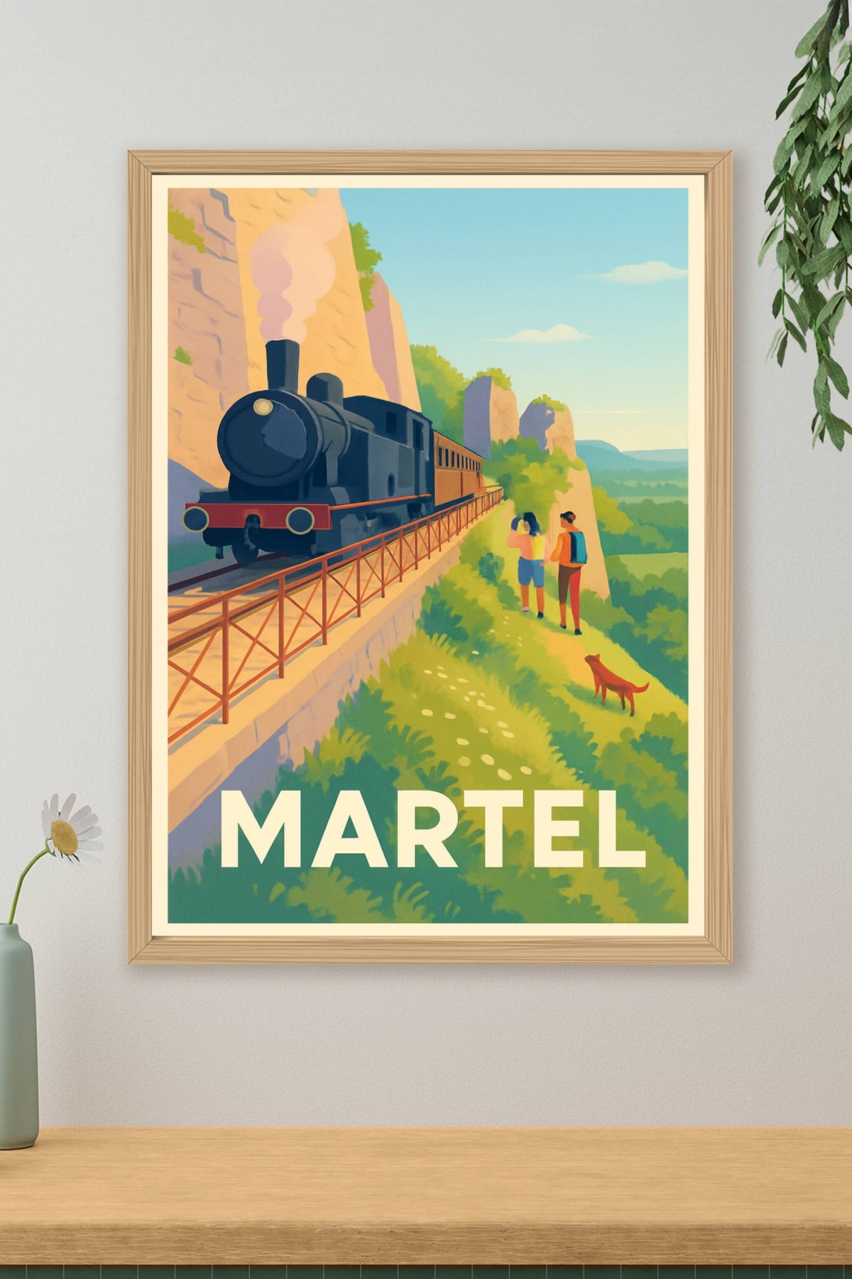 Affiche Martel — Voyage au coeur de la nature et du patrimoine · poster d'art de Martel