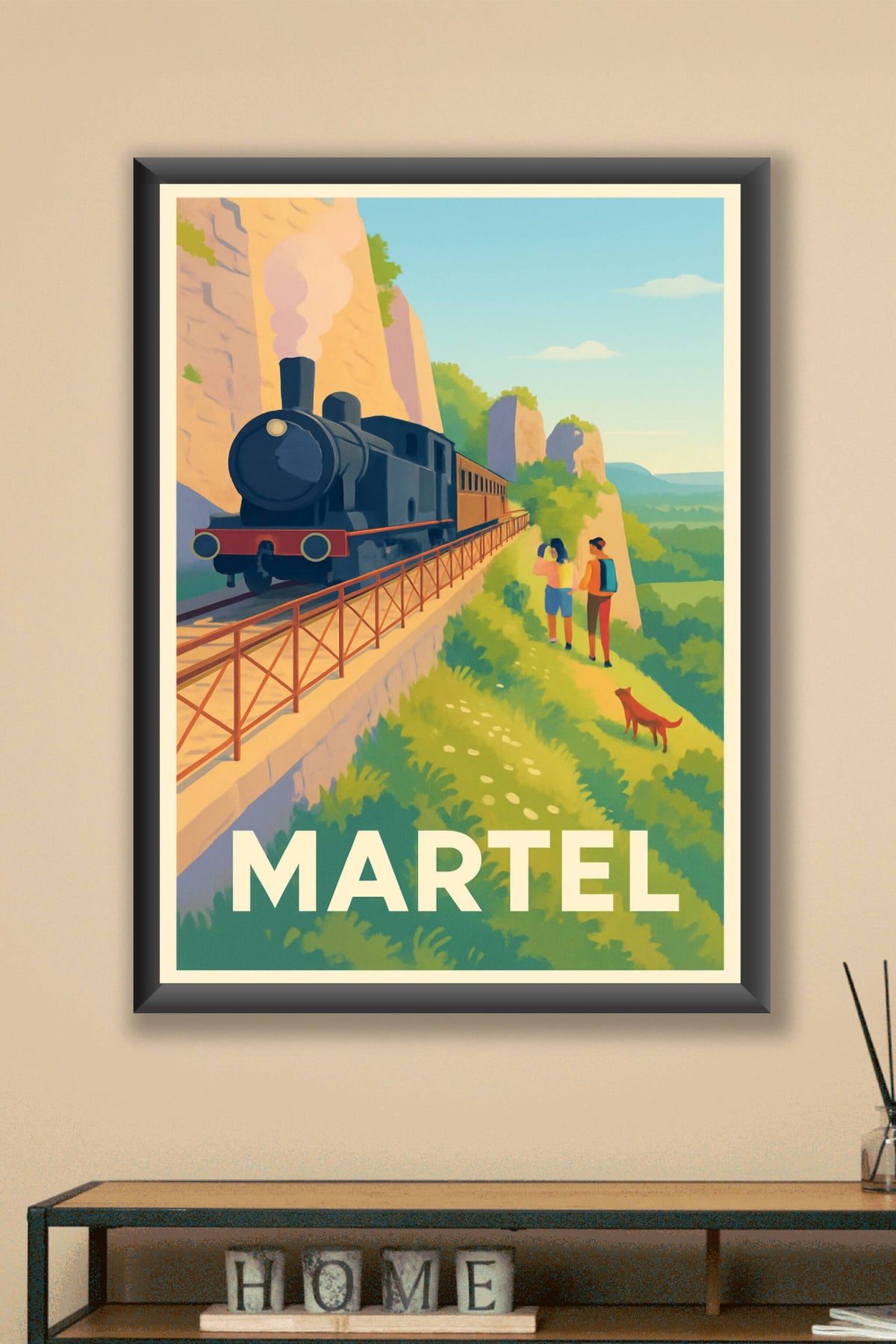 Affiche Martel — Voyage au coeur de la nature et du patrimoine · poster d'art de Martel