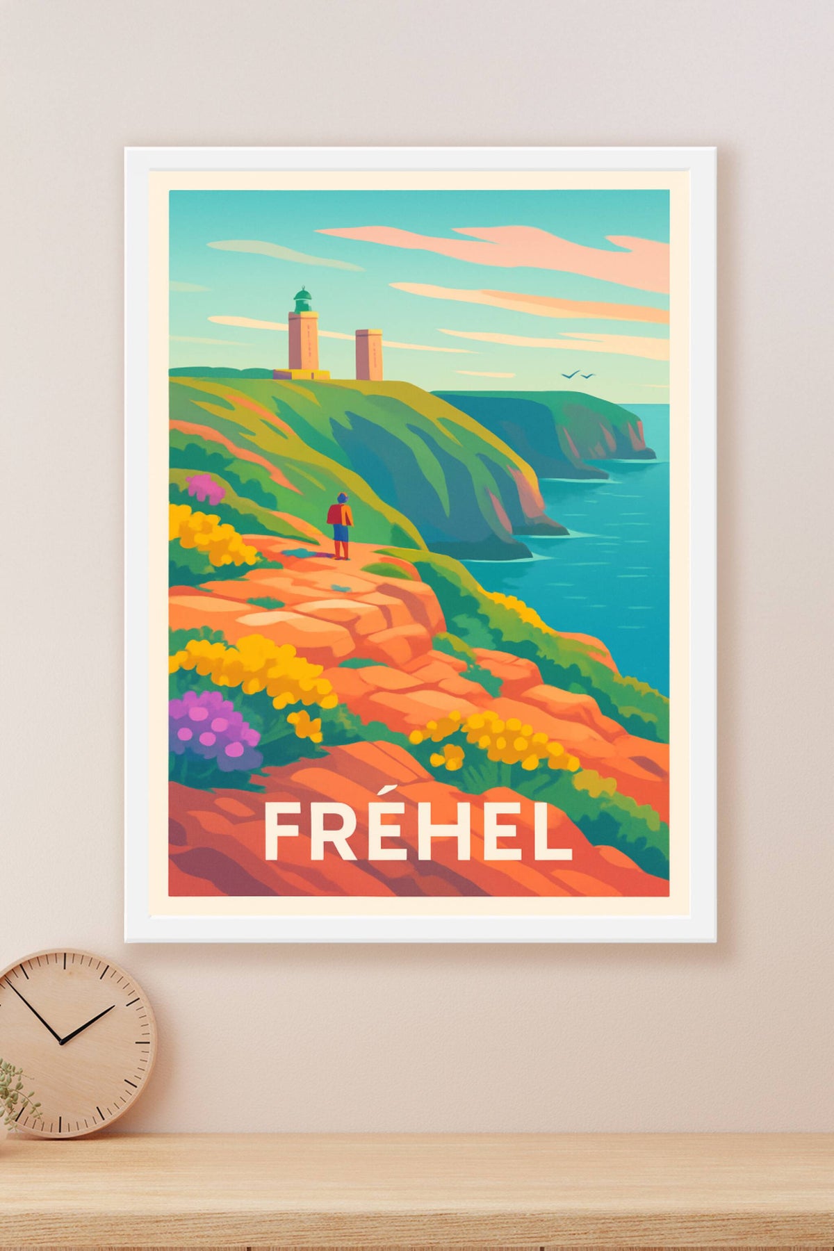 Affiche Fréhel — L'évasion sauvage de la Côte d'Armor · poster d'art de Fréhel