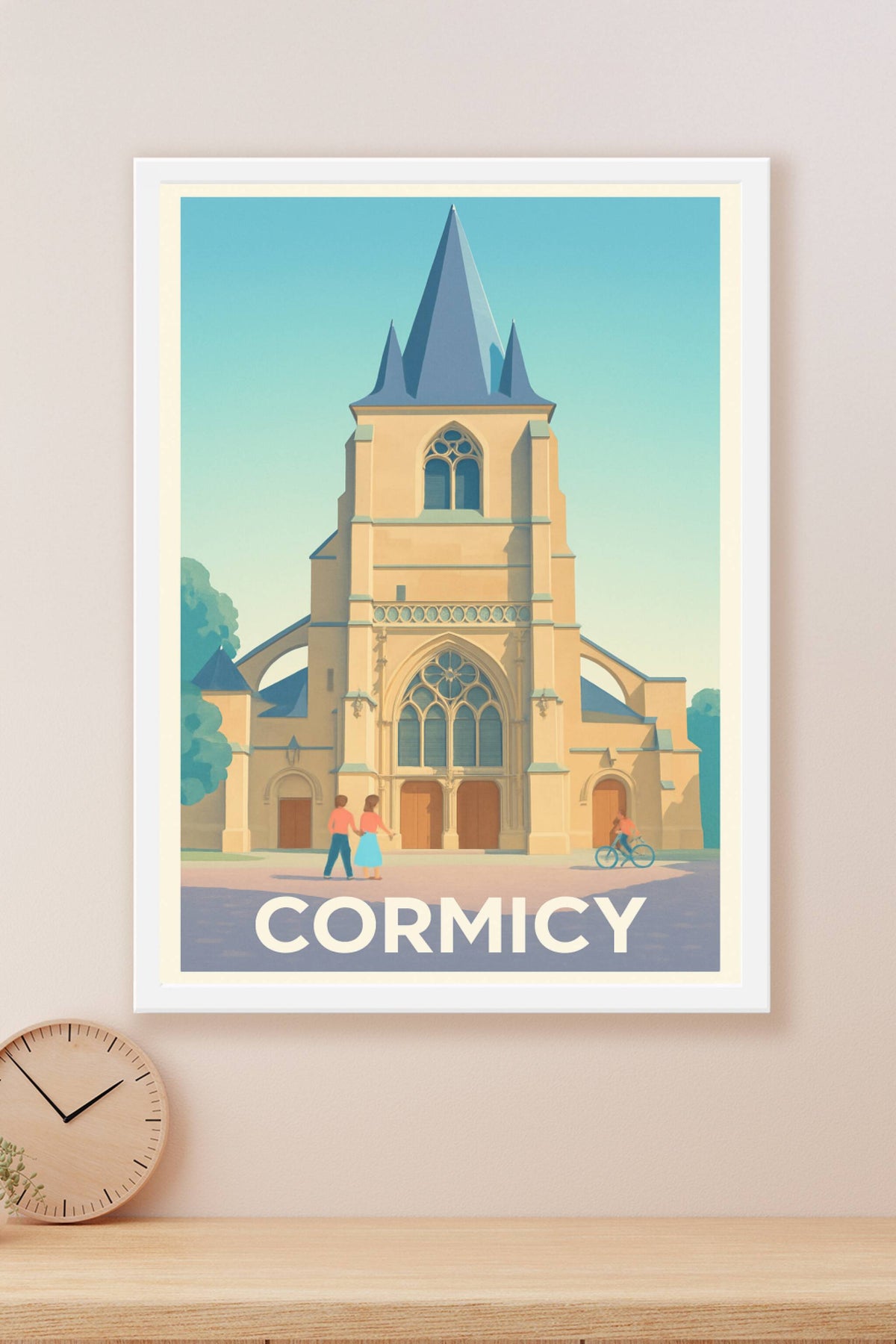 Affiche Cormicy — Charme et Sérénité au Coeur de l'Église · poster d'art de Cormicy