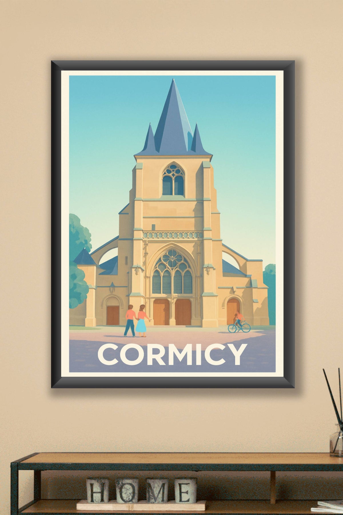 Affiche Cormicy — Charme et Sérénité au Coeur de l'Église · poster d'art de Cormicy
