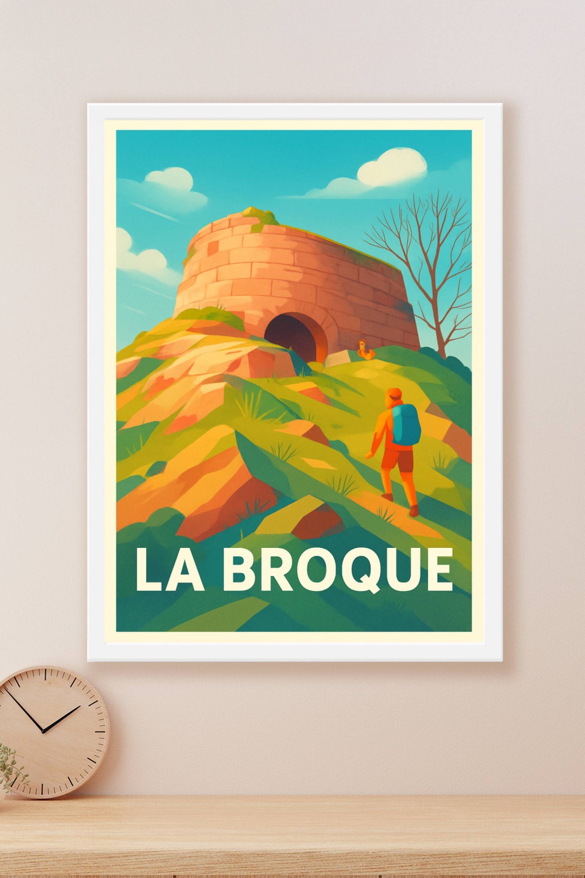 Affiche La Broque — Invitation à l'aventure naturelle · poster d'art de La Broque