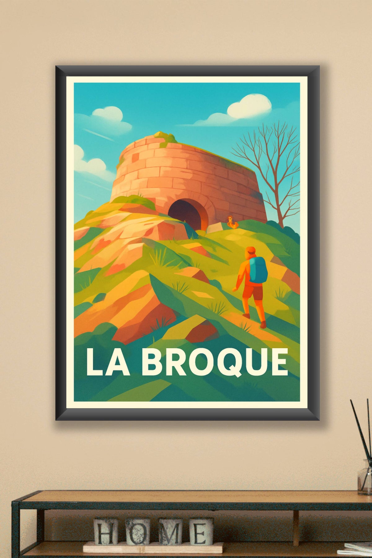 Affiche La Broque — Invitation à l'aventure naturelle · poster d'art de La Broque