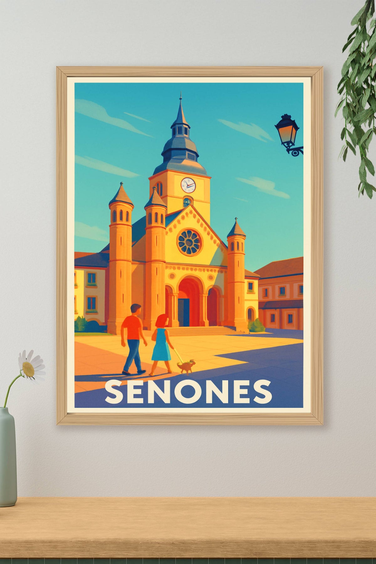 Affiche Senones — Escapade en plein cœur historique · poster d'art de Senones