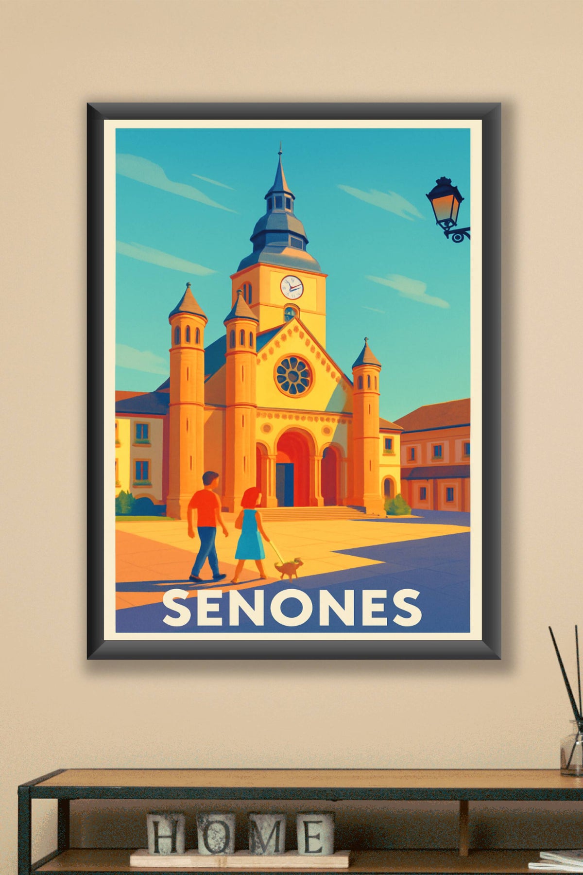 Affiche Senones — Escapade en plein cœur historique · poster d'art de Senones