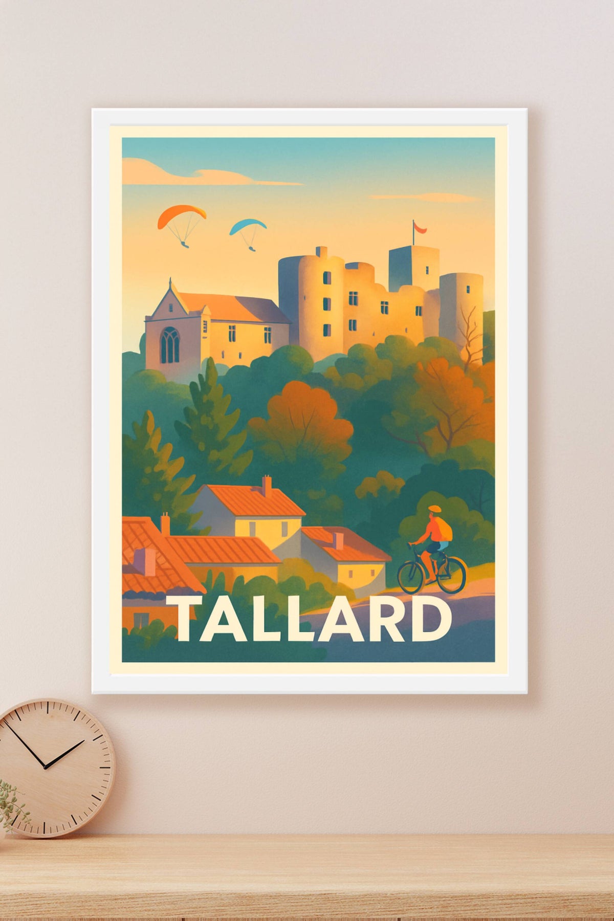 Affiche Tallard — Évasion au cœur de la nature et de l'histoire · poster d'art de Tallard