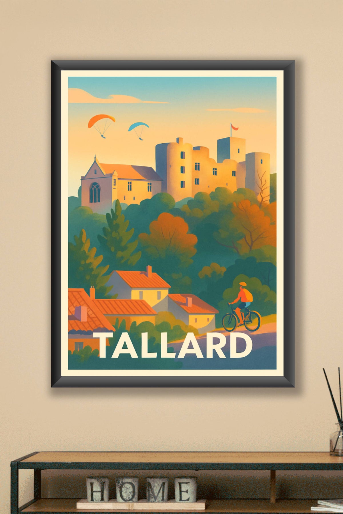 Affiche Tallard — Évasion au cœur de la nature et de l'histoire · poster d'art de Tallard